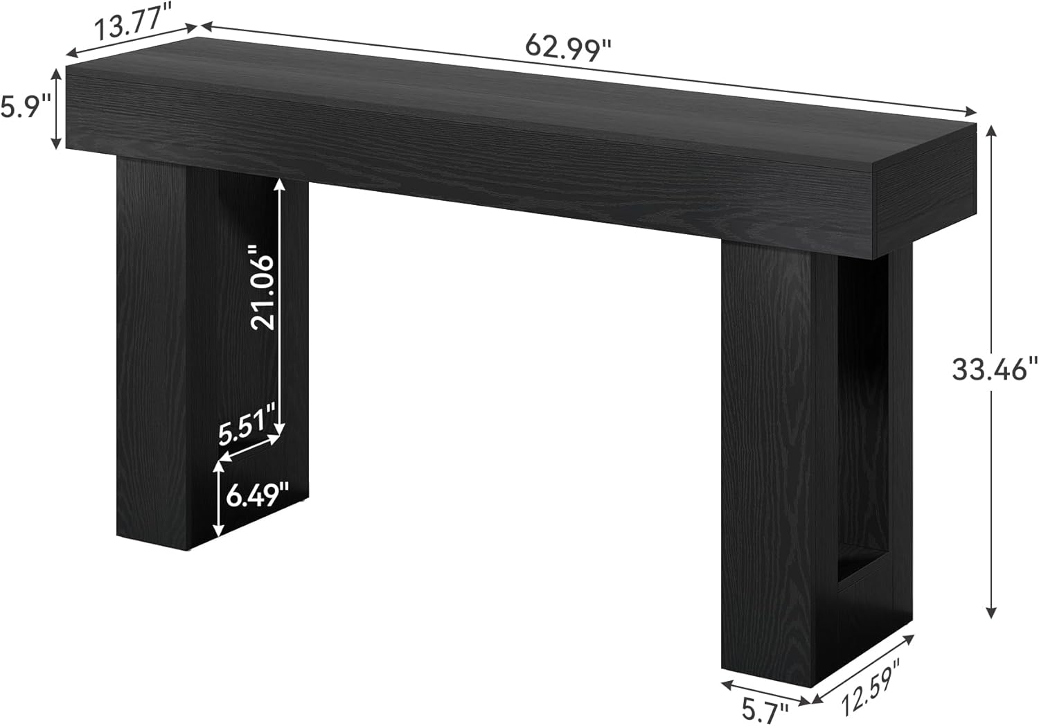 Tribesigns LWFD-JW1022 Console-Sofa-Tables - View #4