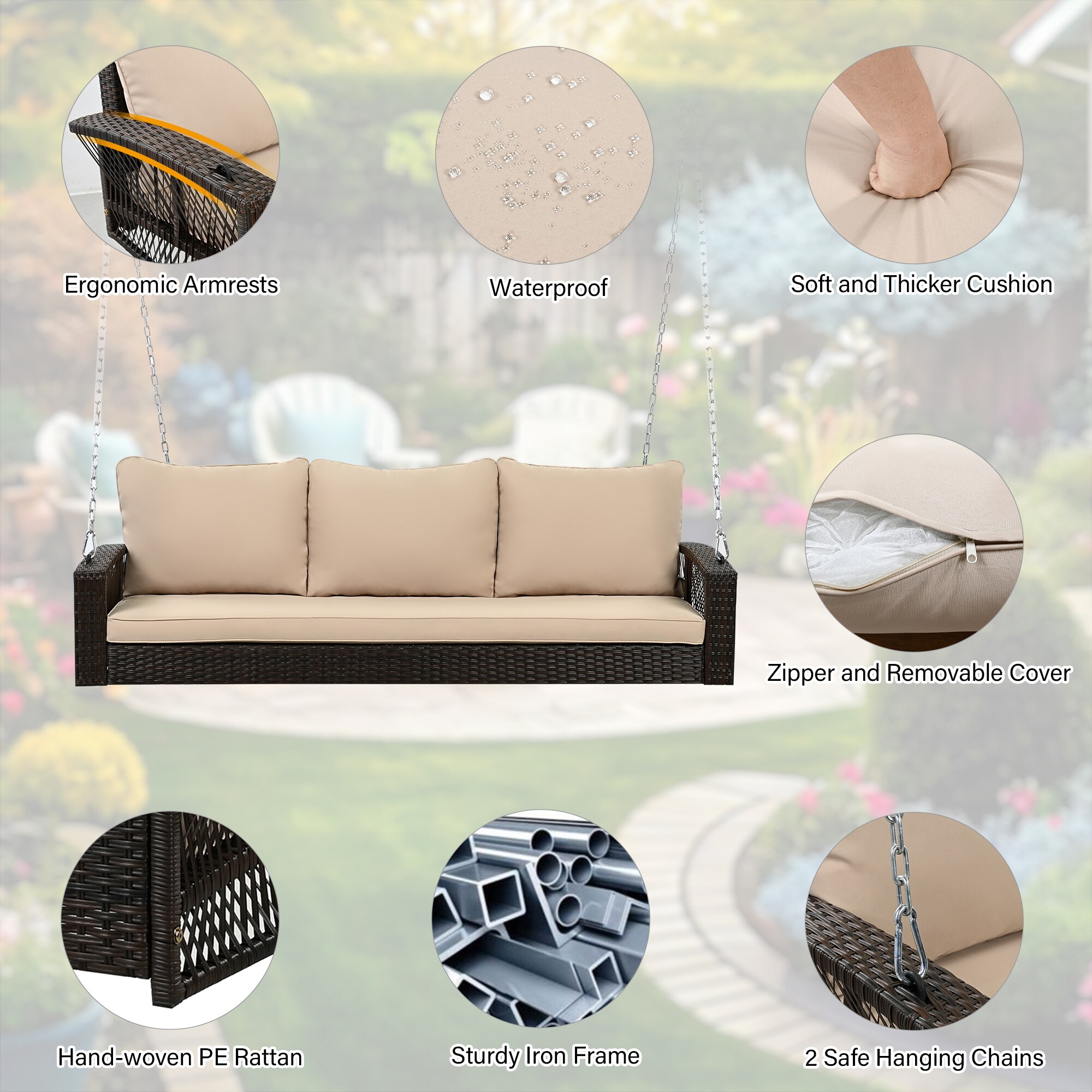 Bybafun YA3800048 Swing-Gliders - View #5