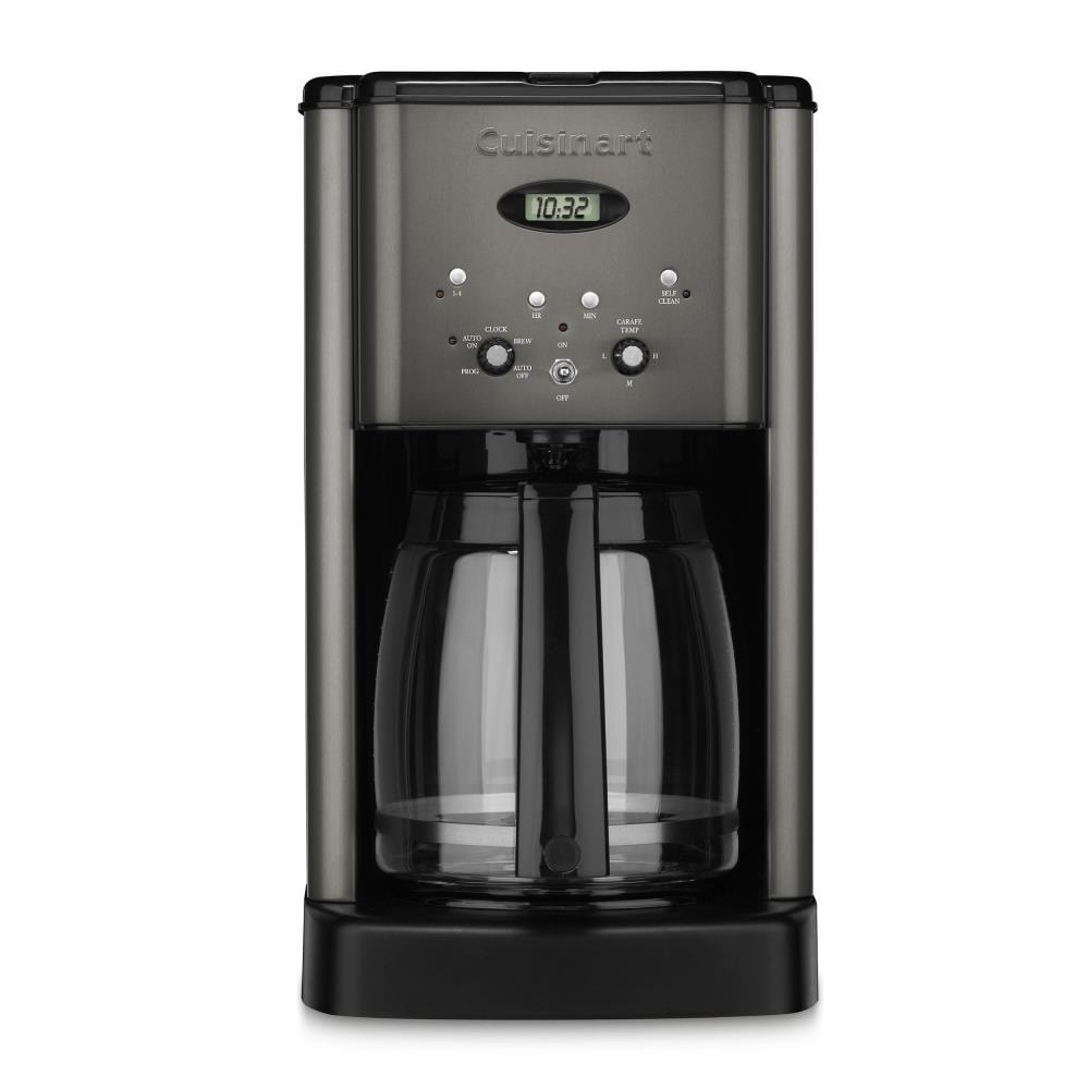 Cuisinart 12-Cup Black Stainless Residential Drip Coffee Maker at