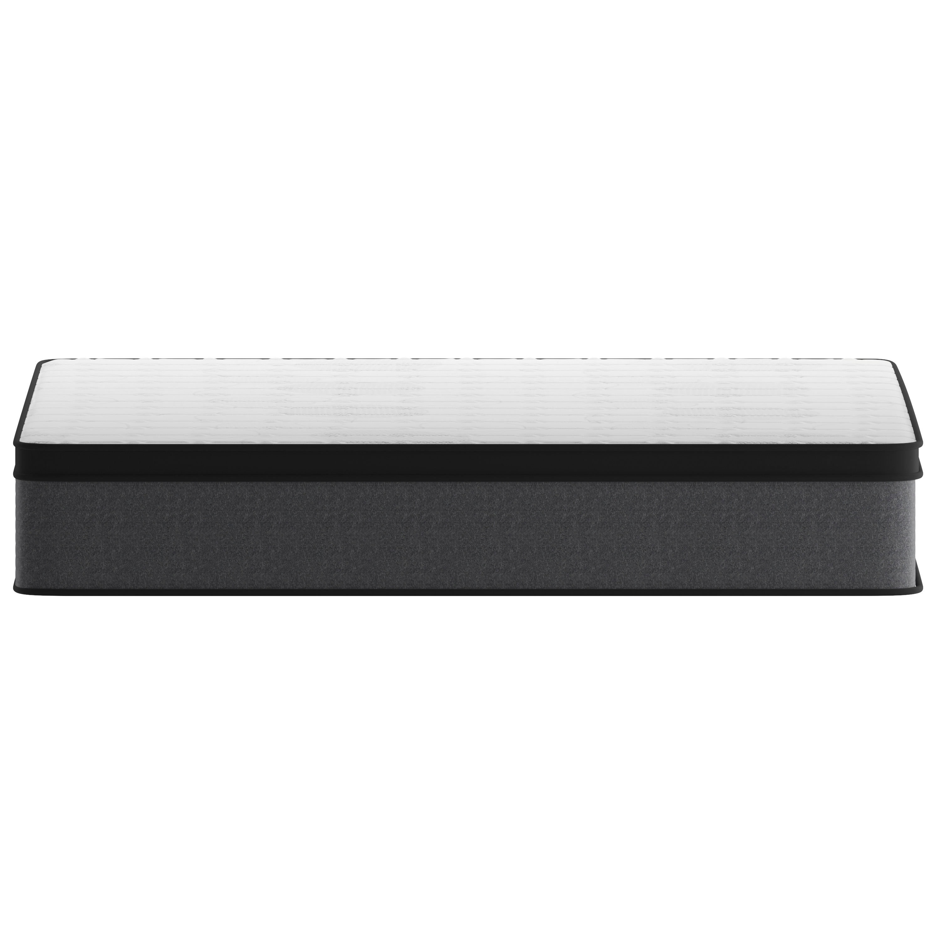 Capri King Gray Eurotop Innerspring Adjustable Bed Mattress