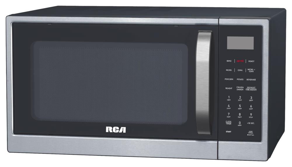 1.3 Cu Ft 1000 Watt Air Fry Microwave Oven COMBO Matte Black