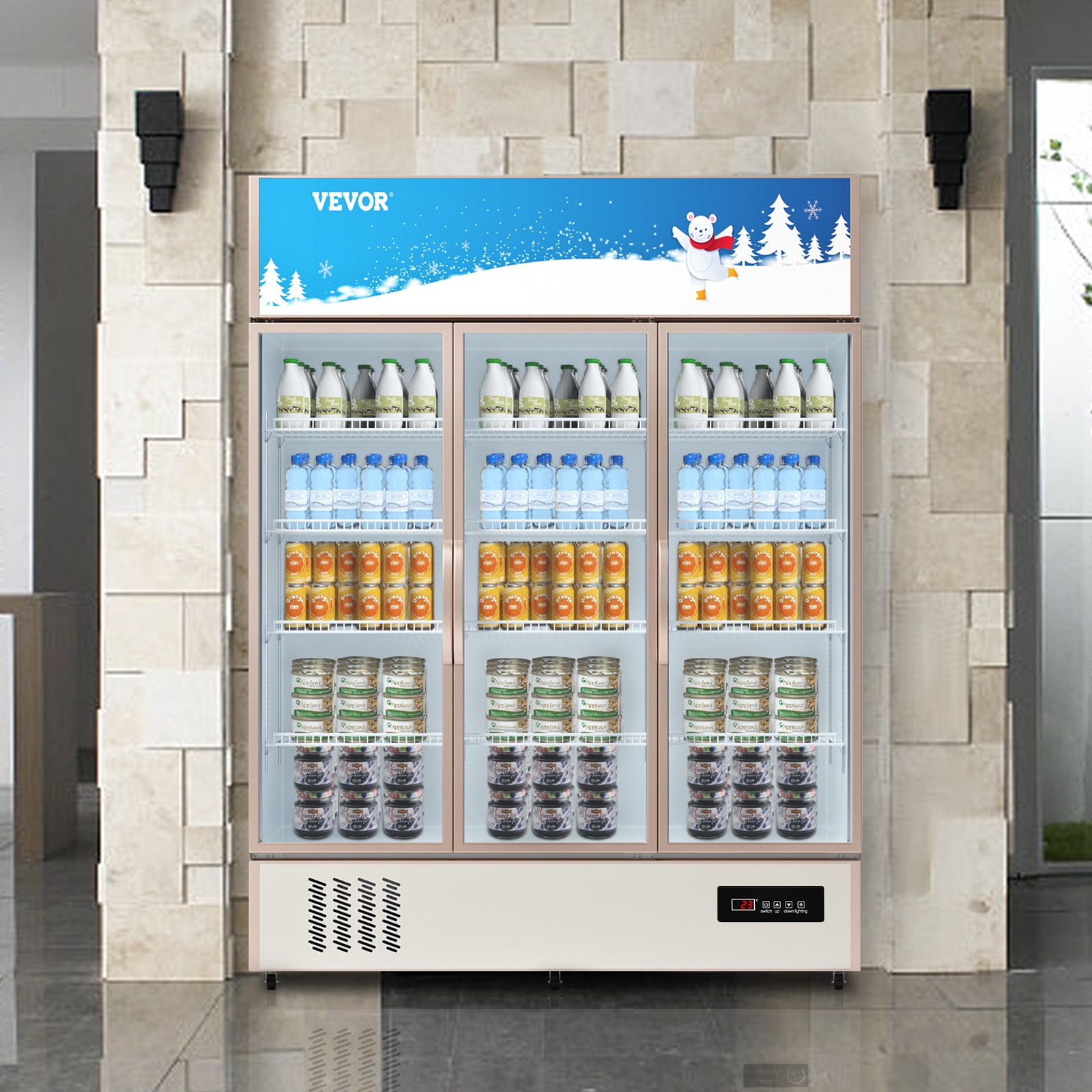VEVOR SMB35CUFT110V9T8GV1 Commercial-Refrigerators - View #2