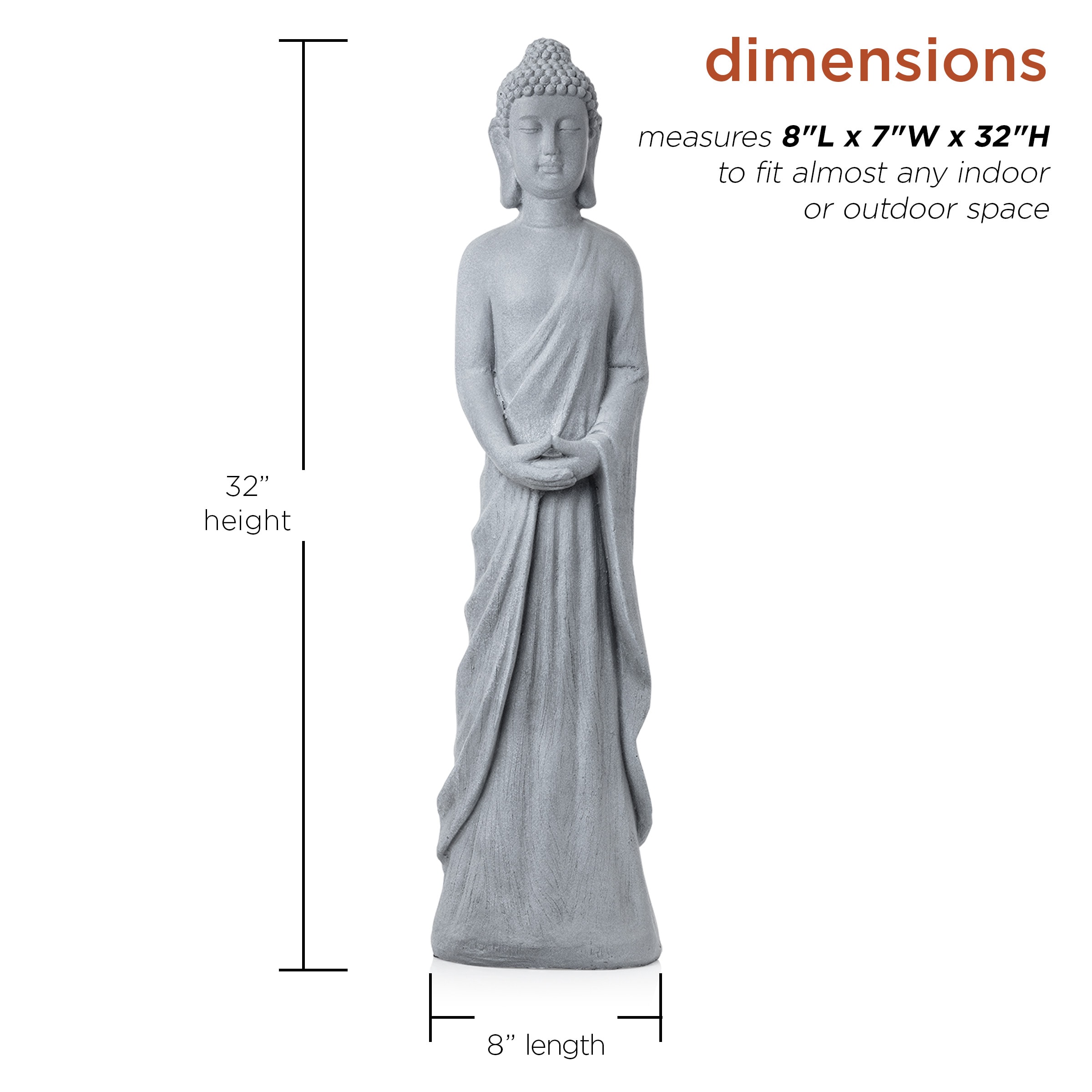 Alpine Corporation DIG286 Garden-Statue - View #3