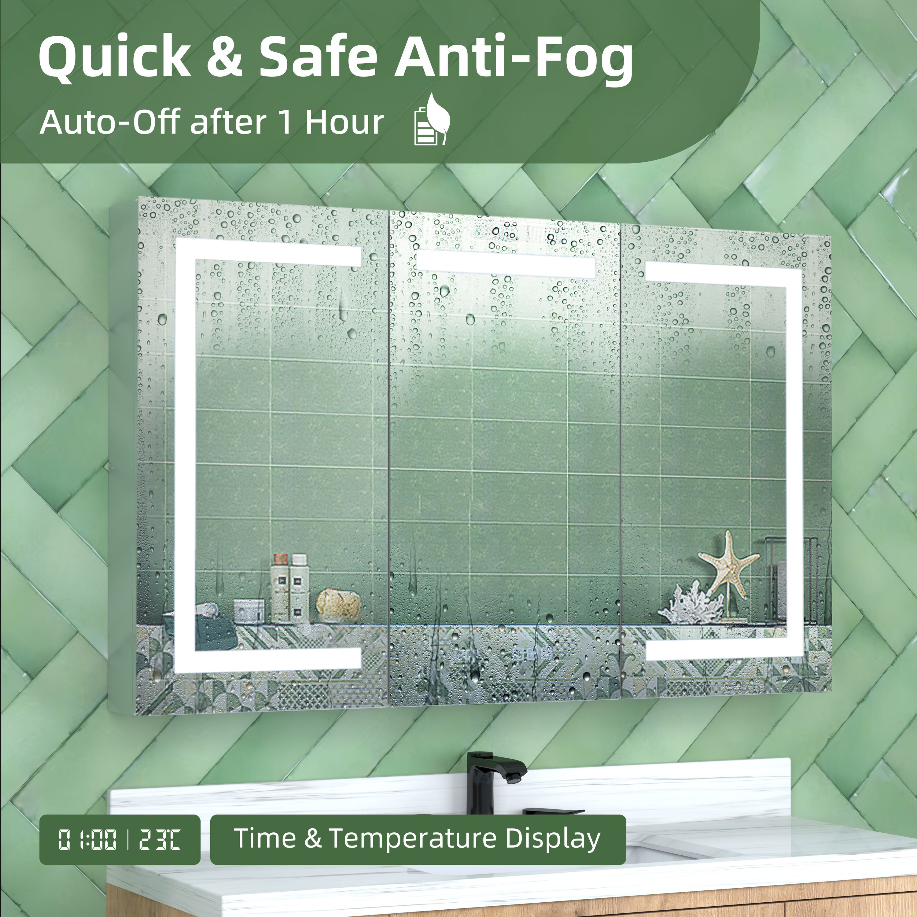 Royal Guard LMC6030-3 Bathroom-Medicine-Cabinets - View #4