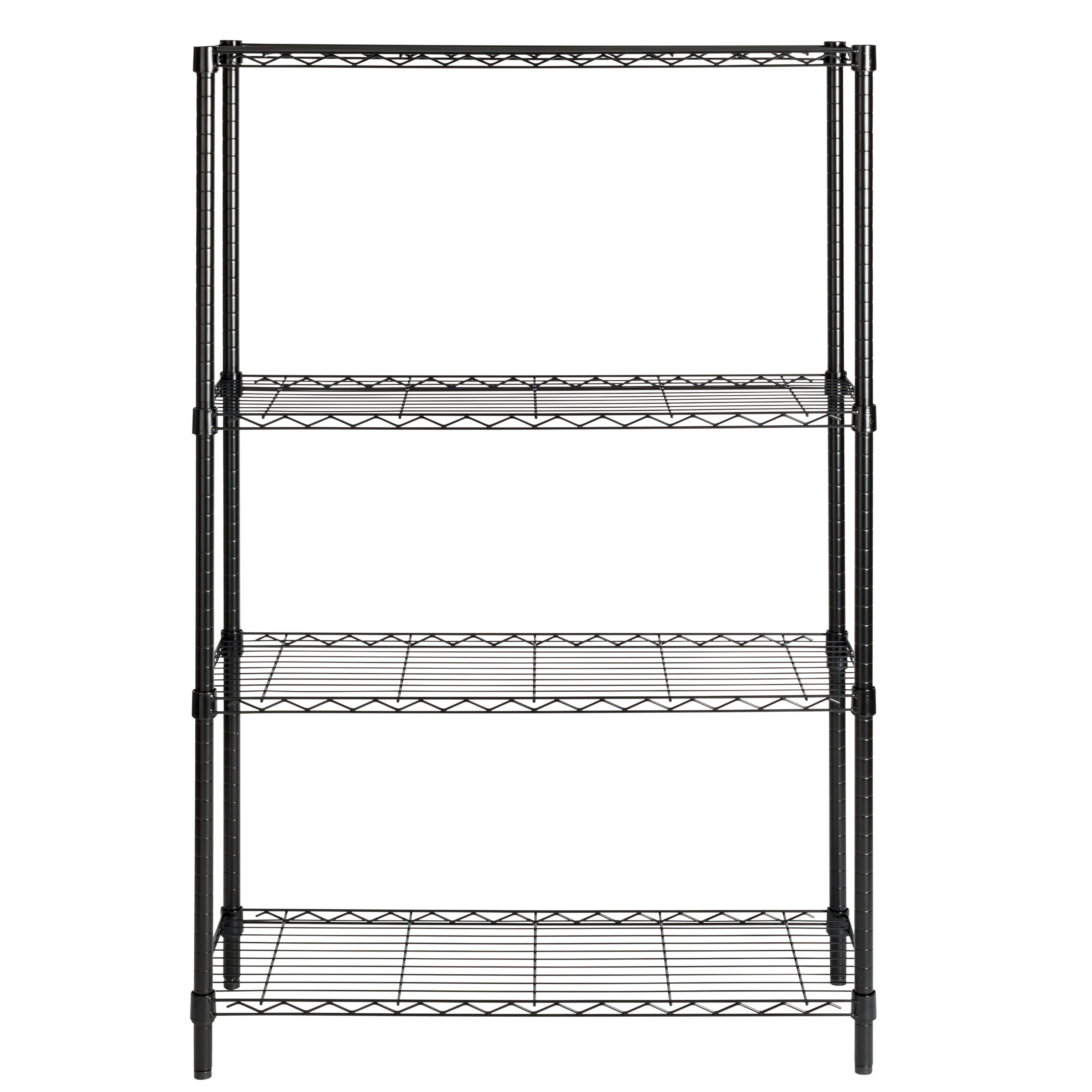 Honey-Can-Do Metal 4-Tier Utility Shelving Unit (14-in W x 36-in D x 54 ...