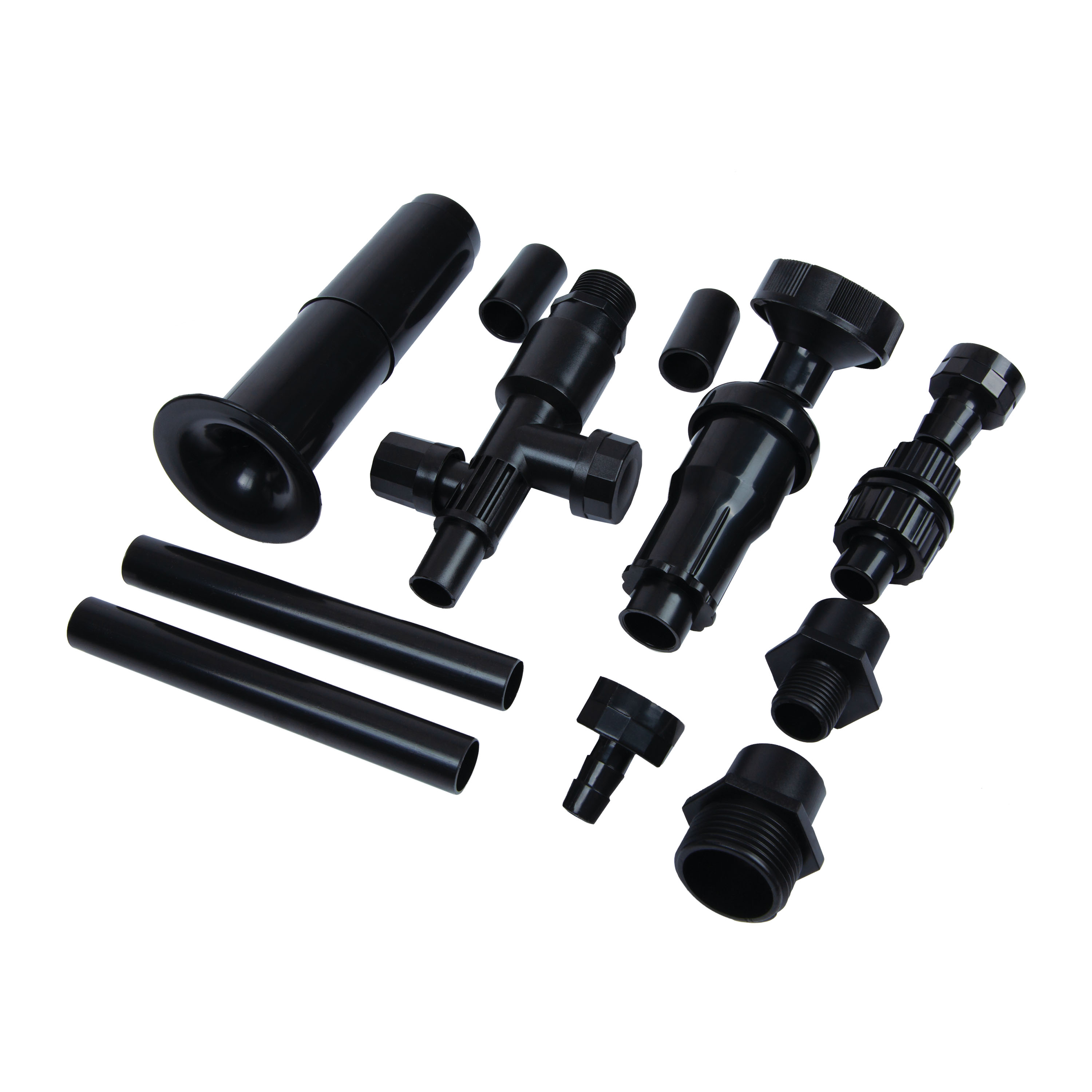 Tetra Black Adjustable Fountain Head Kit with 3 Patterns