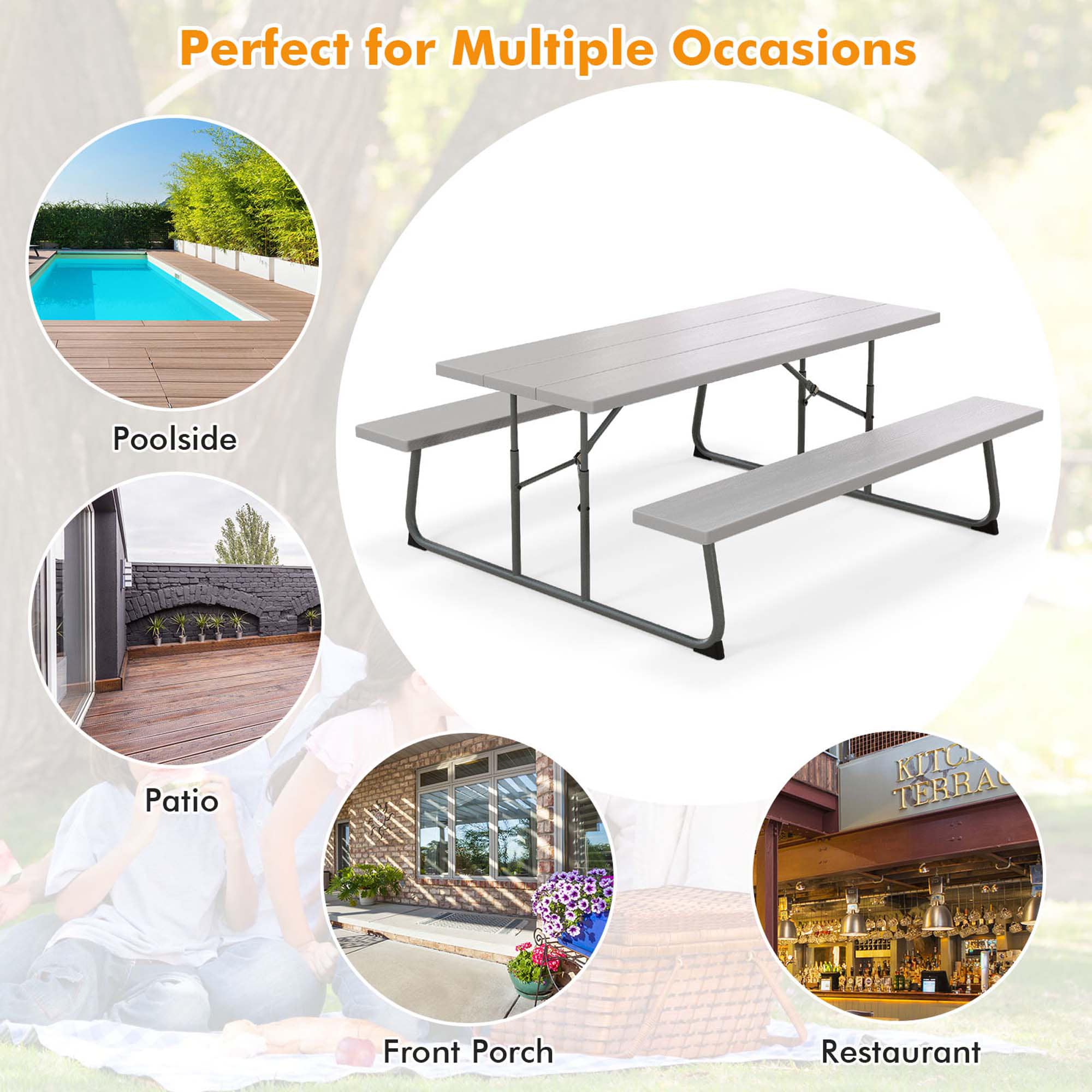 Costway HCST01512 Patio-Tables - View #4