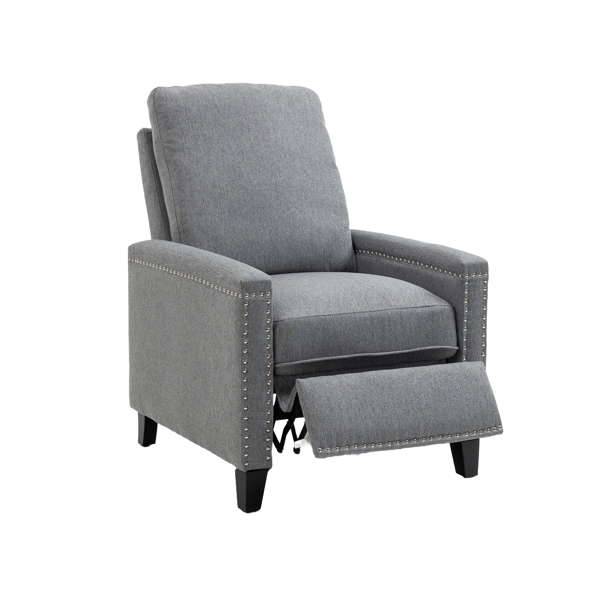 Sumyeg WF-HW66056GR-2-LA Modern Comfortable Upholstered leisure chair Modern Gray Linen Accent Chair