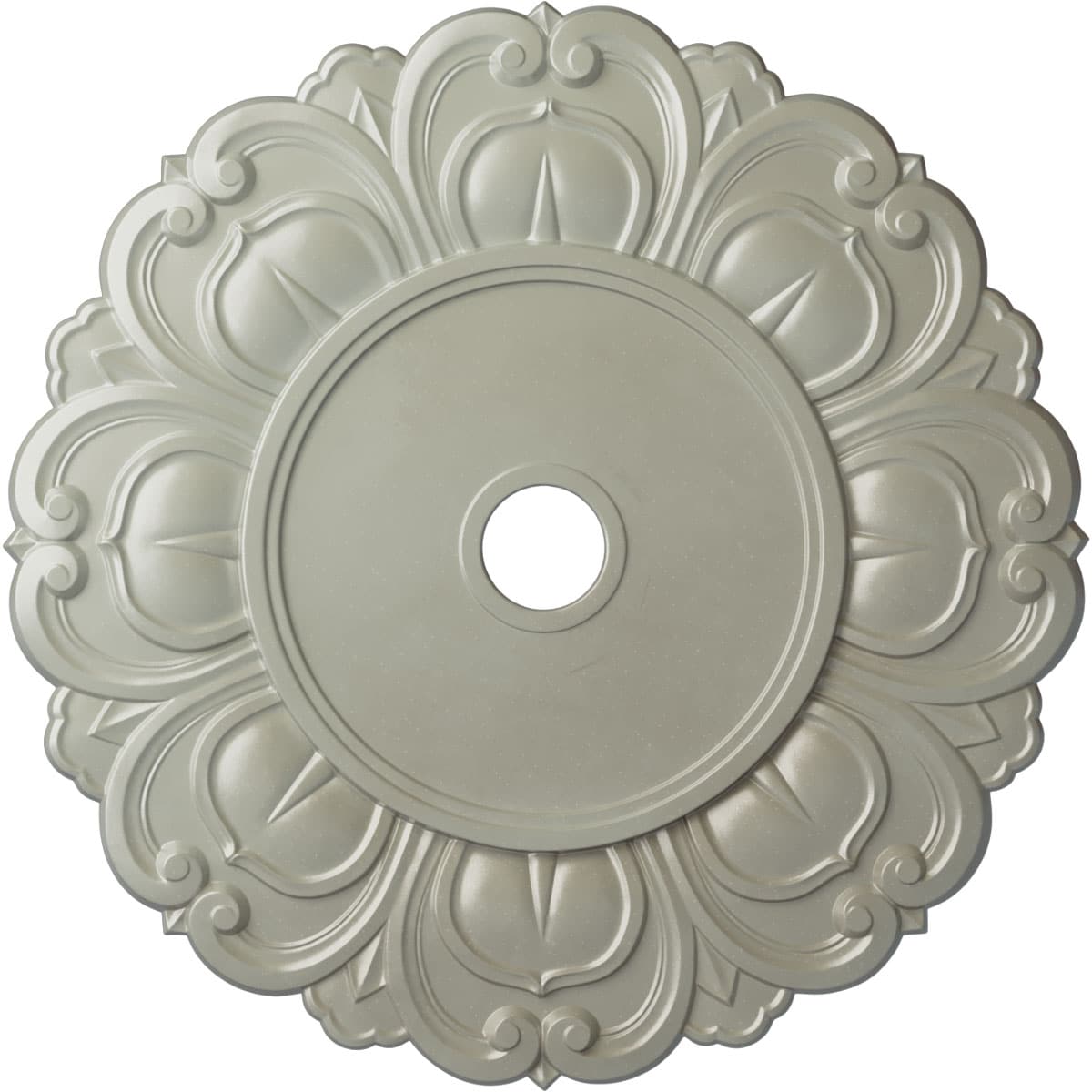 Ekena Millwork CM32ANFCS Angel 32.25-in W x 32.25-in L Painted Flash Copper Polyurethane Whole Ceiling Medallion