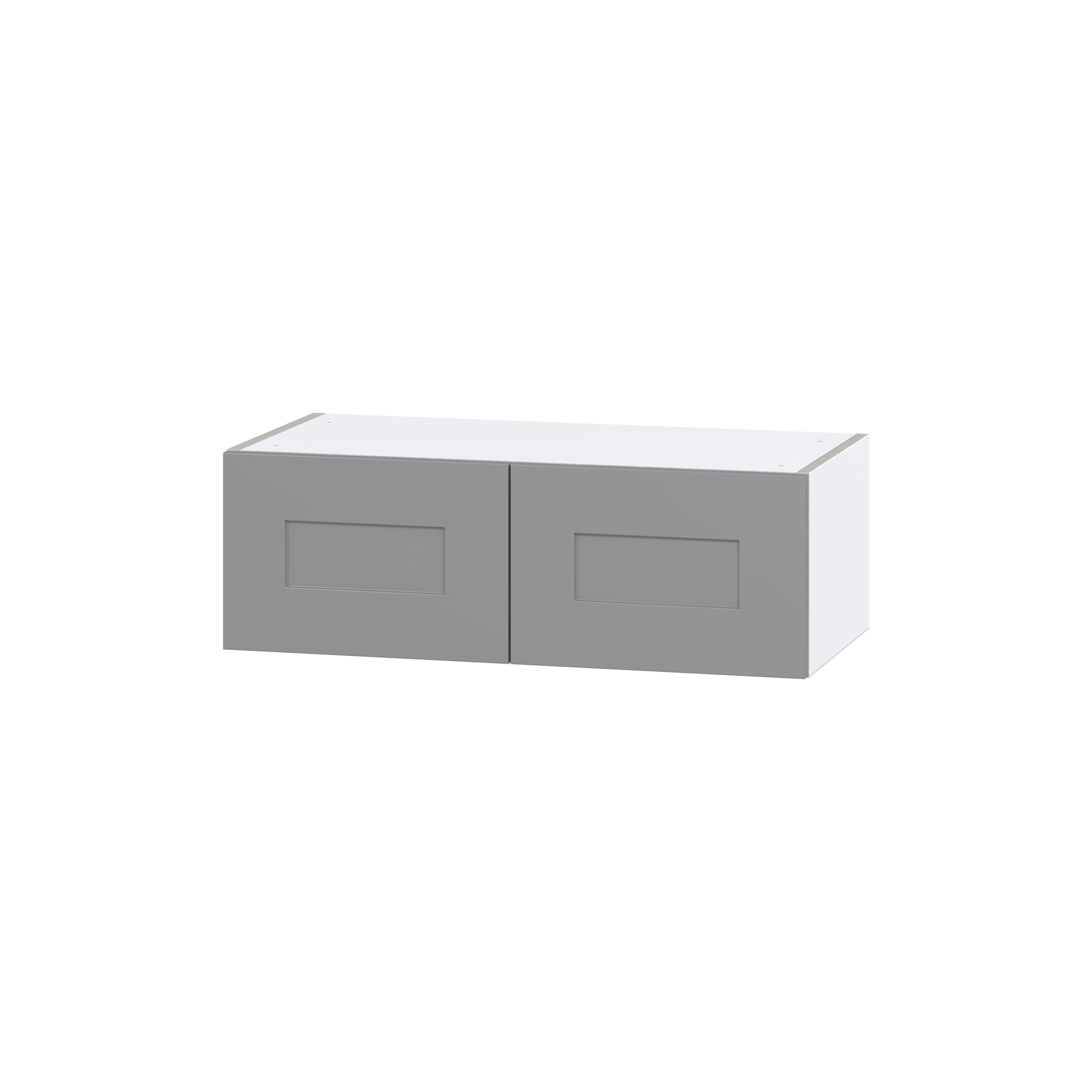 Hugo&Borg DSW3010-BM Beaumont 30-in W x 10-in H x 14-in D Slate Gray Wall Fully assembled Cabinet (Flat Panel Shaker)