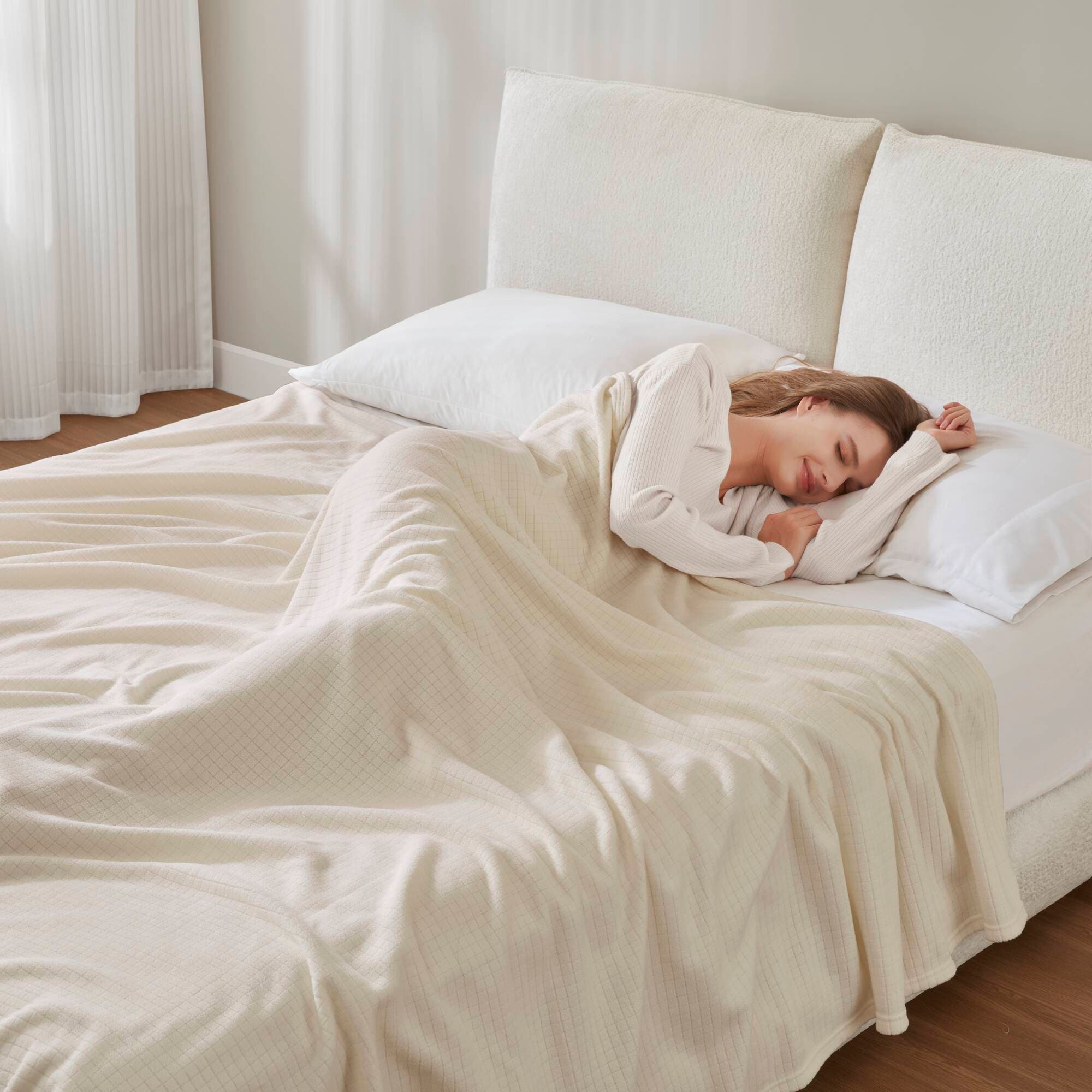 LUXEYARD Microfleece Blanket Twin