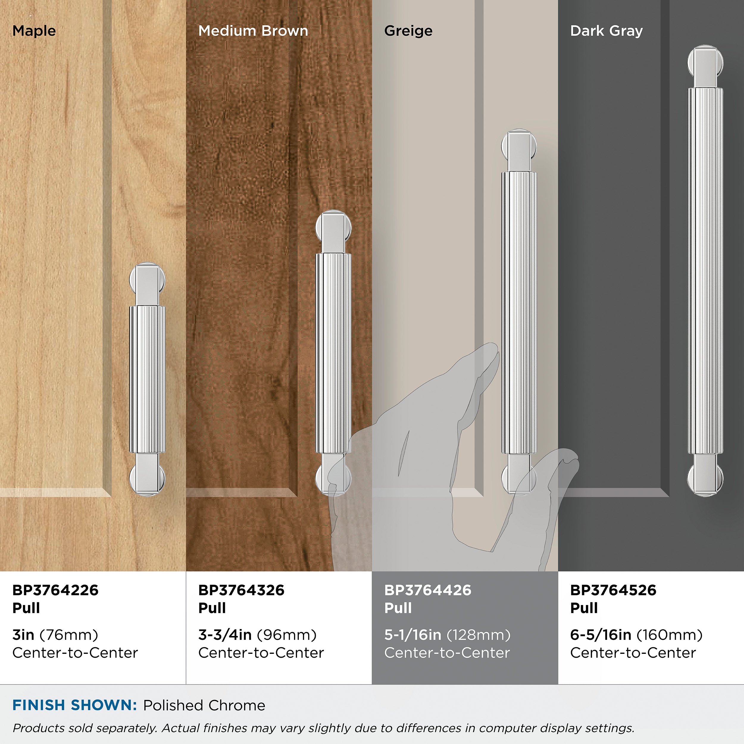 Amerock BP3764426 Cabinet-Pulls - View #7