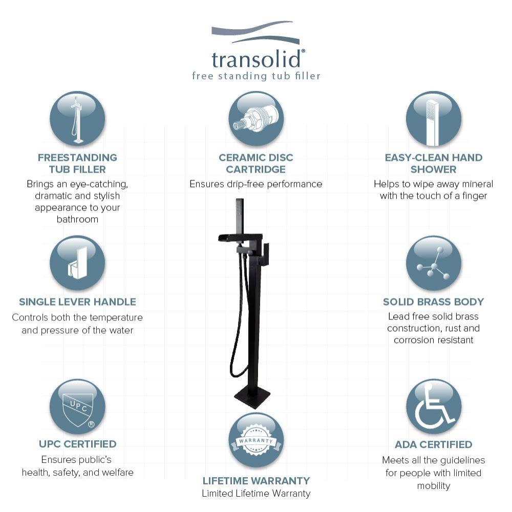 Transolid T4240-MB Roman-Tub-Faucets - View #3