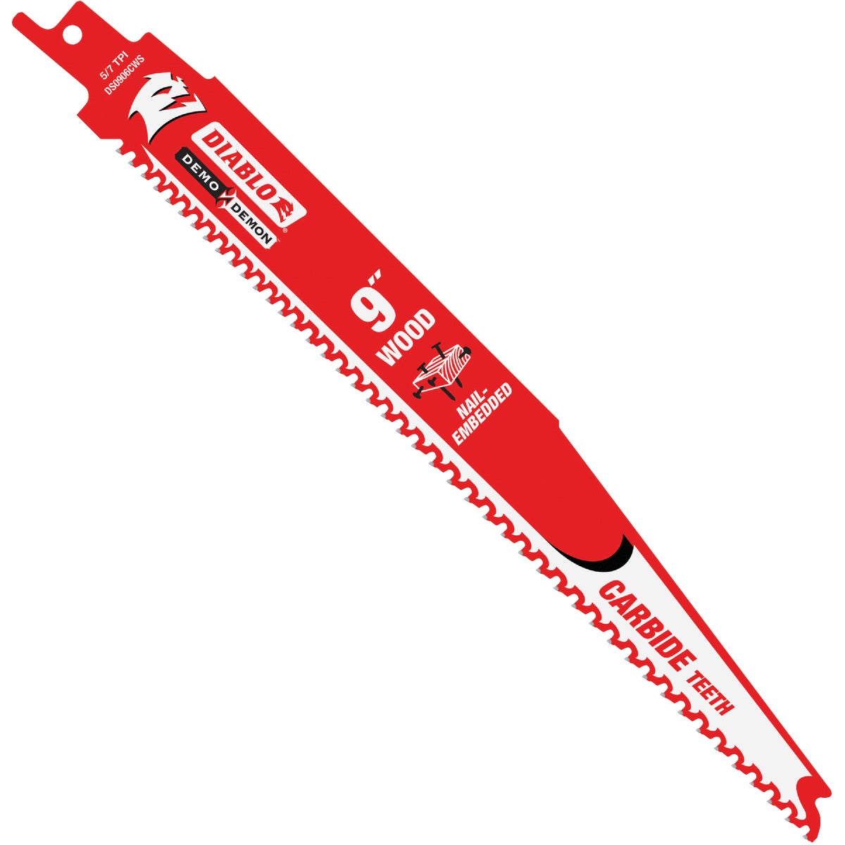 Freud  Diablo Demo Demon 9 in. 6 TPI Carbide Reciprocating Saw Blade