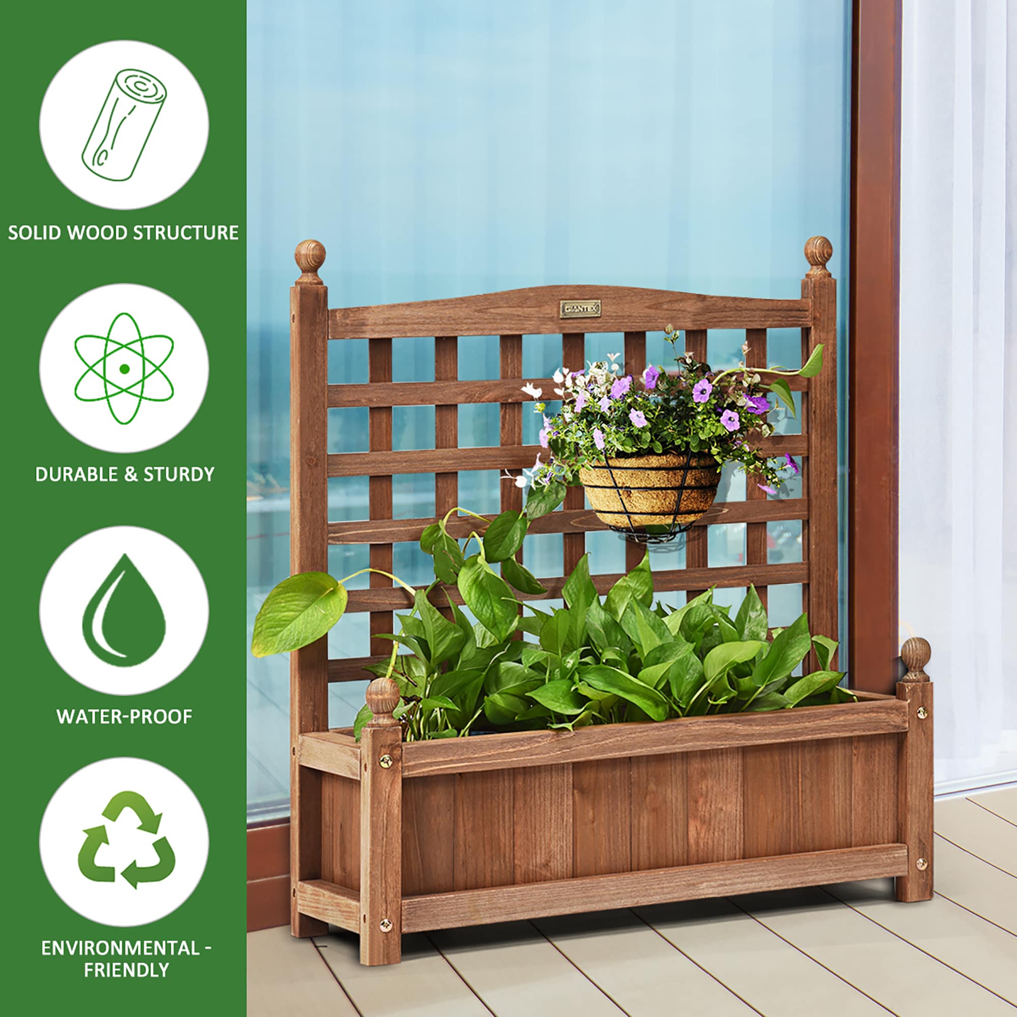 Costway LWS00521 Raised-Planter-Boxes - View #3