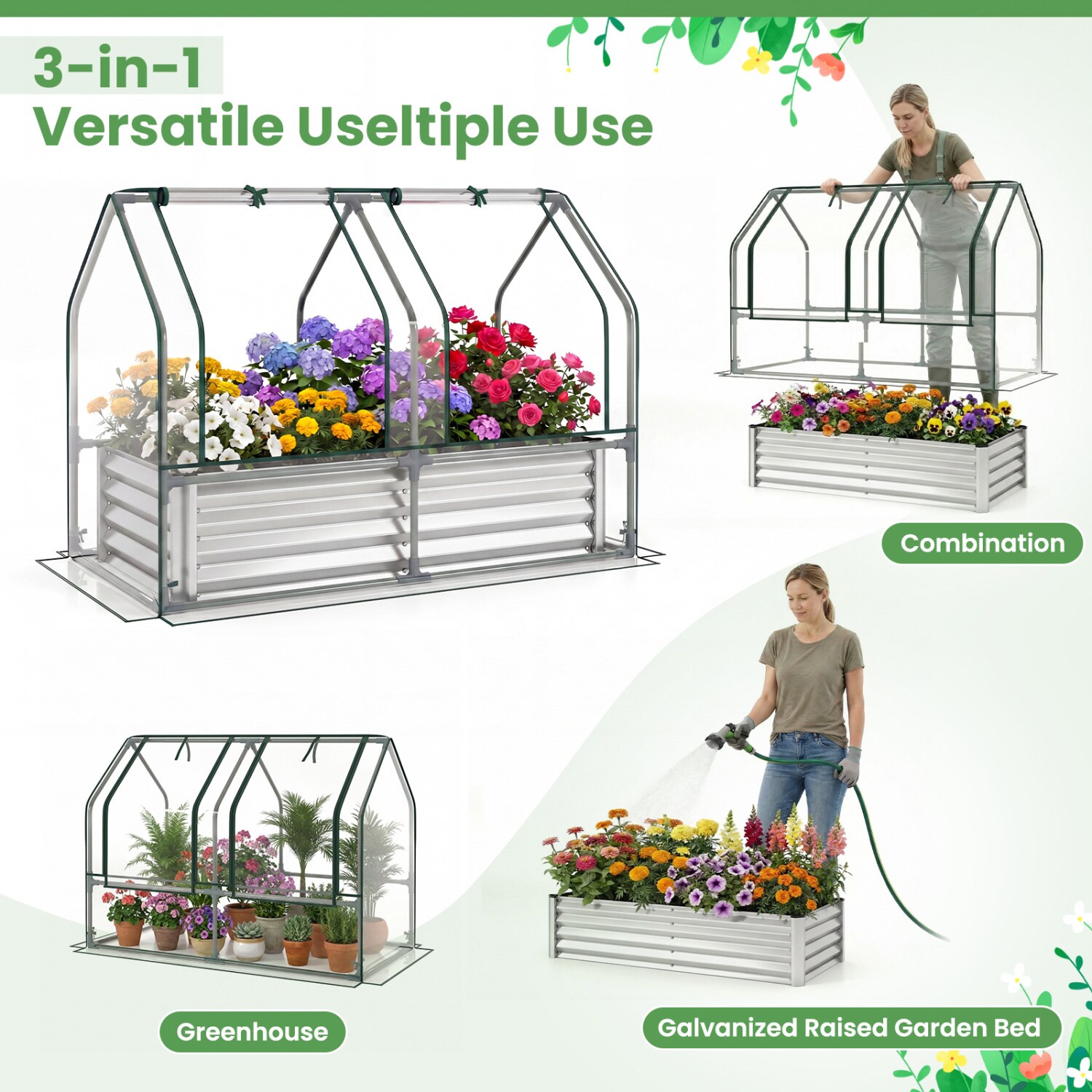 Slickblue D-CO-LS4864TG Raised-Garden-Beds - View #8