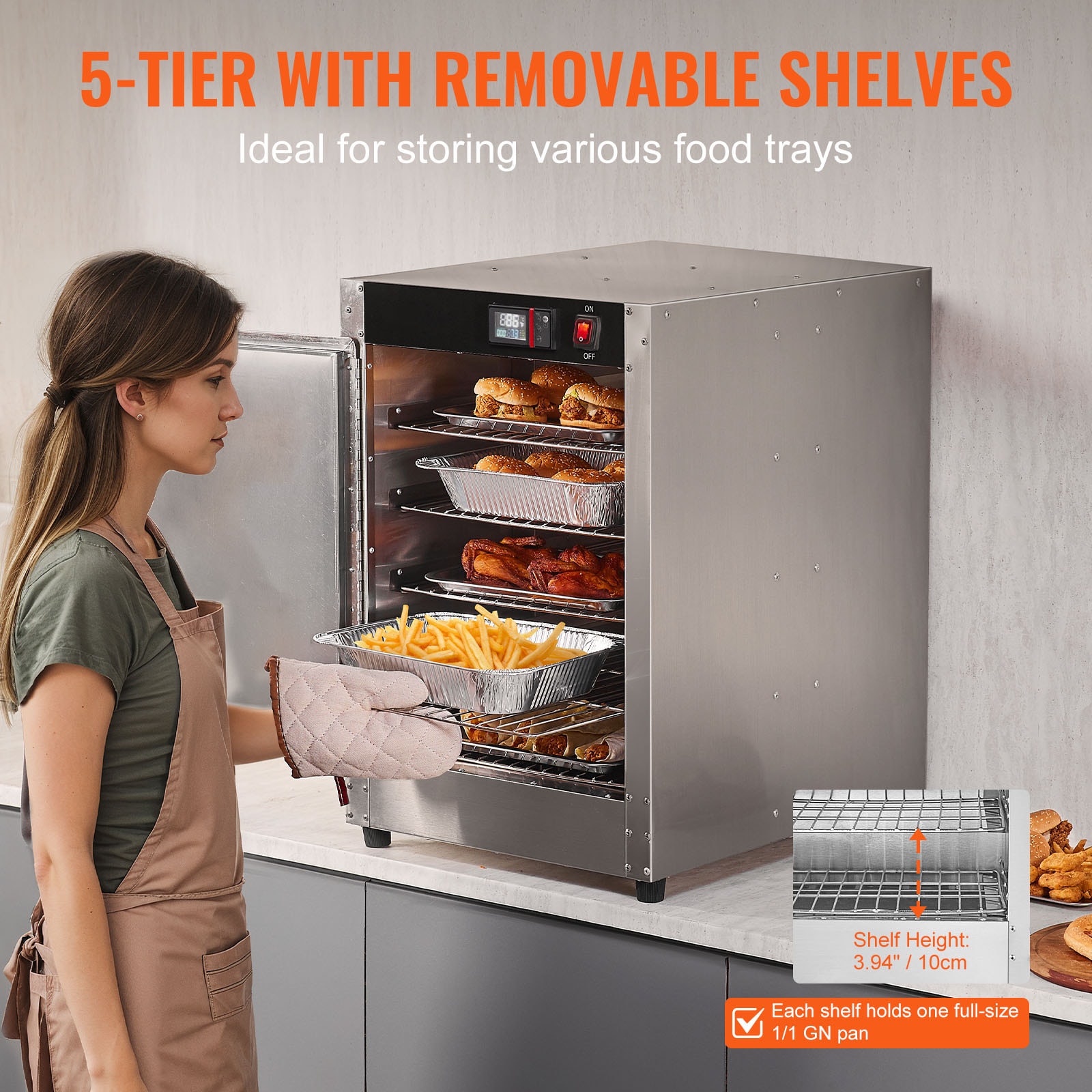 VEVOR KZJFLEXI375MM9M5OV1 Buffet-Servers - View #5
