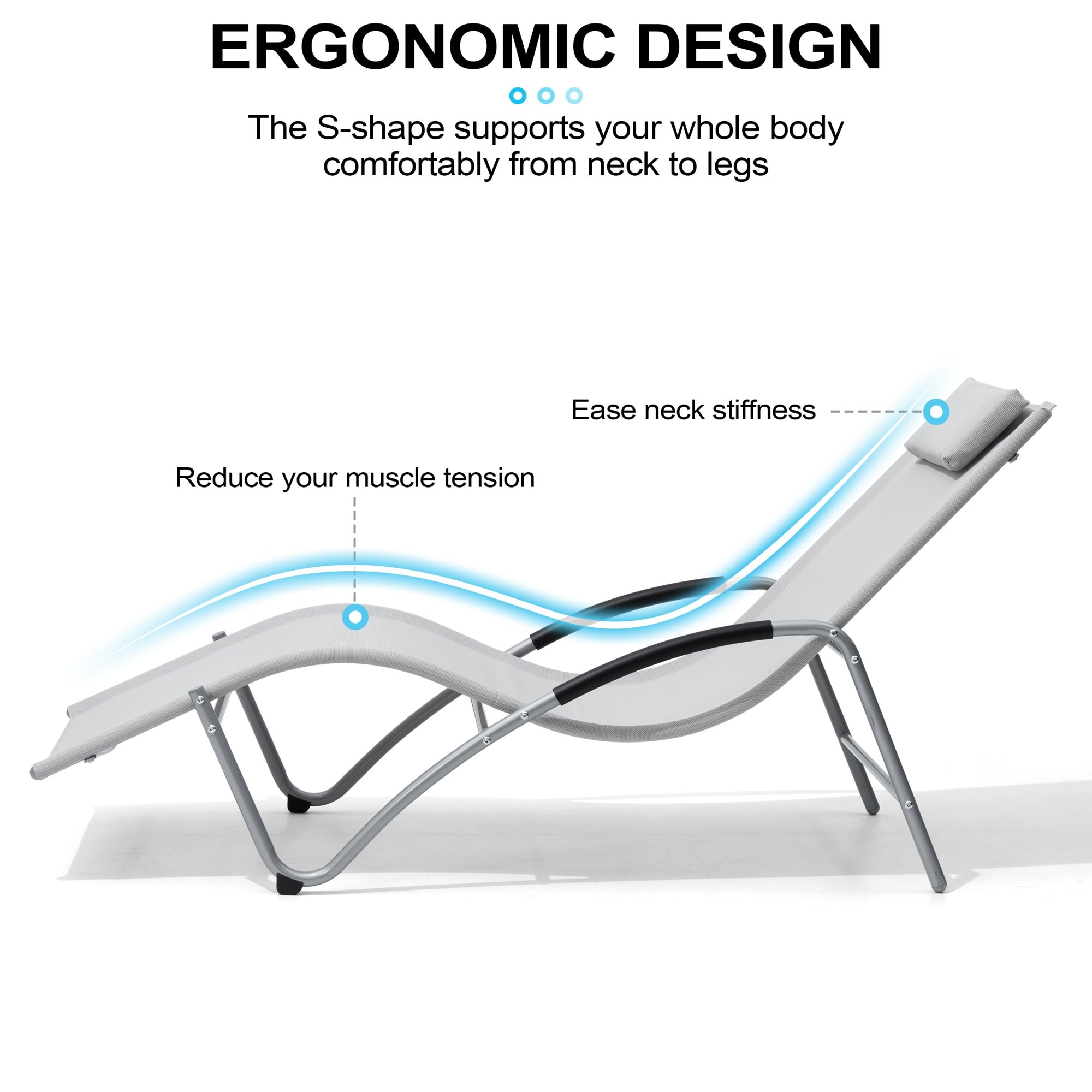 Crestlive Products CL-LG033LGY-2 Patio-Chairs - View #3