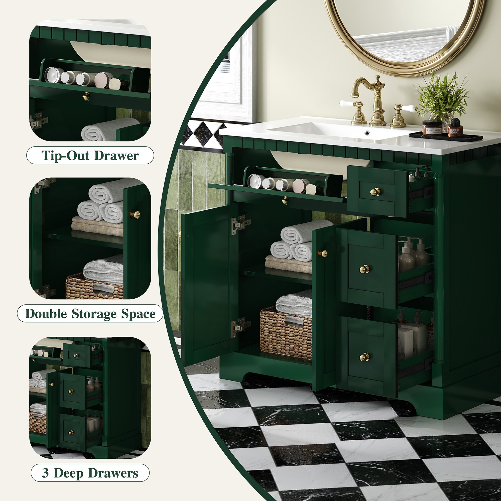 Tatayosi XHP279991F Bath-Vanity-Combo - View #10