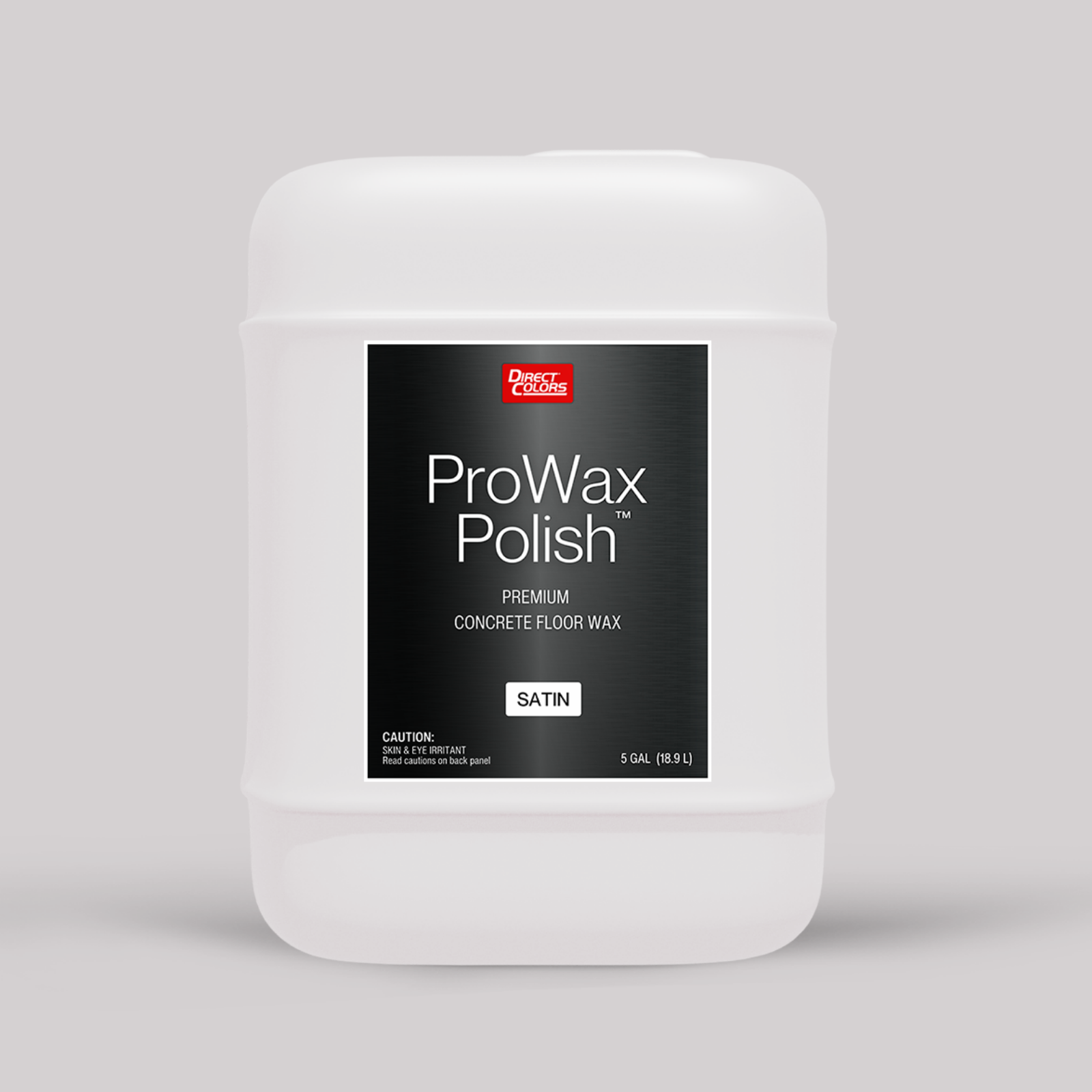 Direct Colors DC-WAX-SAT-5GAL ProWax Polish Clear Water-based Ready-to-use Concrete floor wax ( 5-gallon )