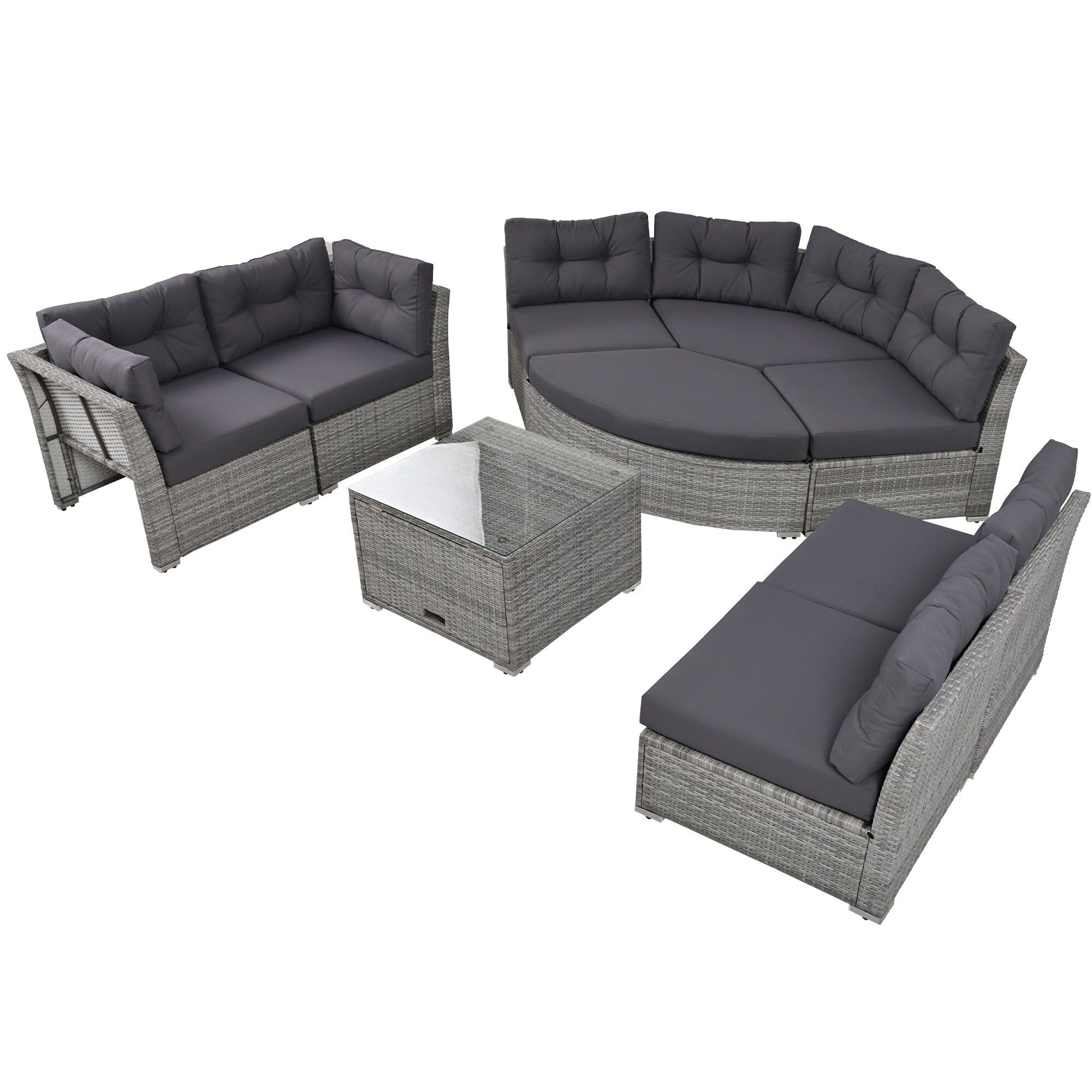 SINOFURN SYA710028GY Patio-Sofas-Daybeds - View #8
