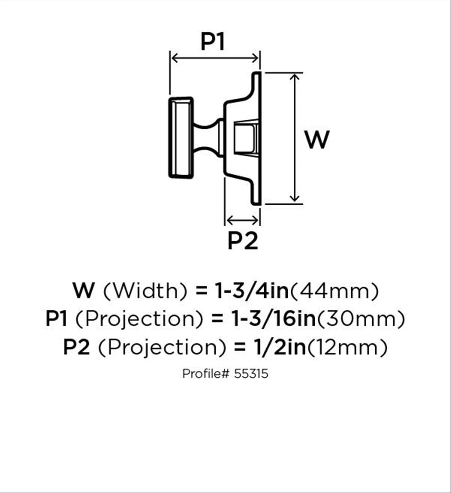 Amerock BP55315DOB Cabinet-Latches - View #3