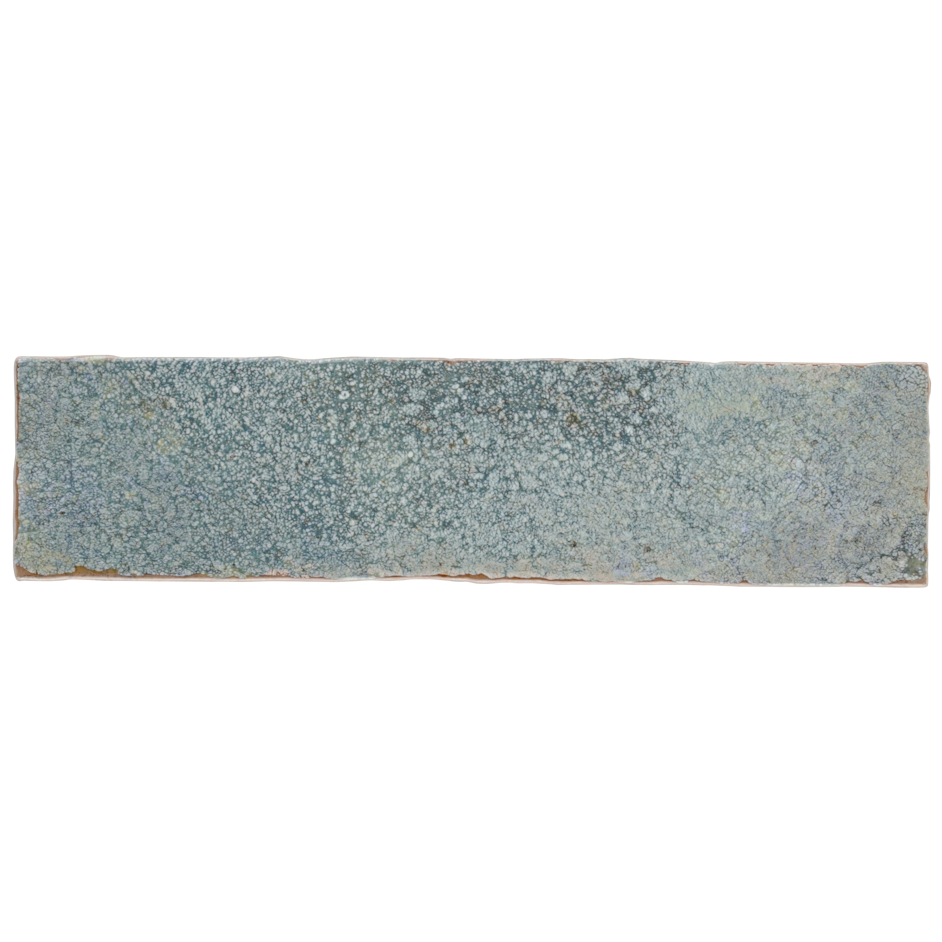 Artmore Tile EXT3RD107693 Sample- Vandalay Green 3-in x 6-in Polished Ceramic Subway Wall Tile