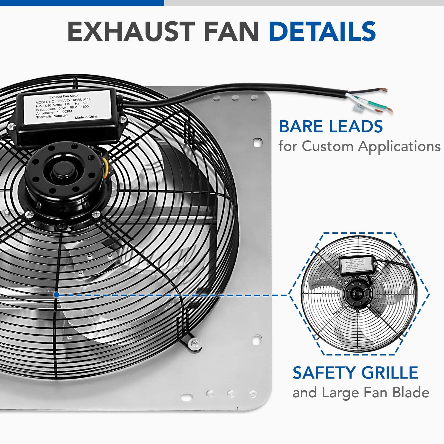 Siavonce ZX-627952 Wall-Mounted-Fans - View #4
