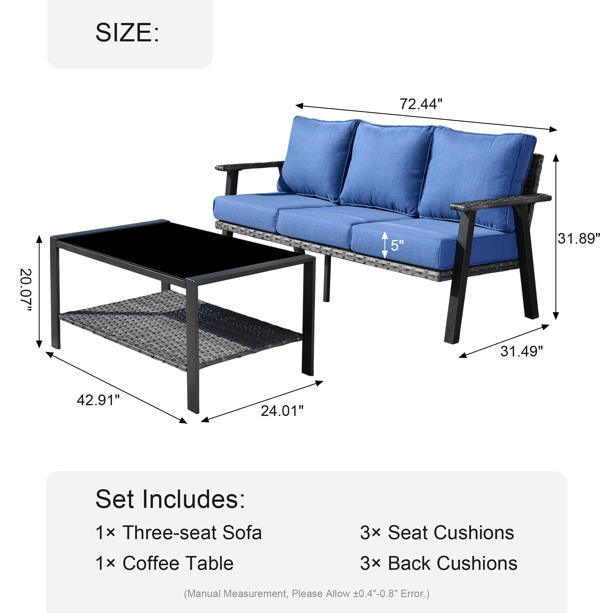 Pouuin SHW50T05A Patio-Sofas-Daybeds - View #6