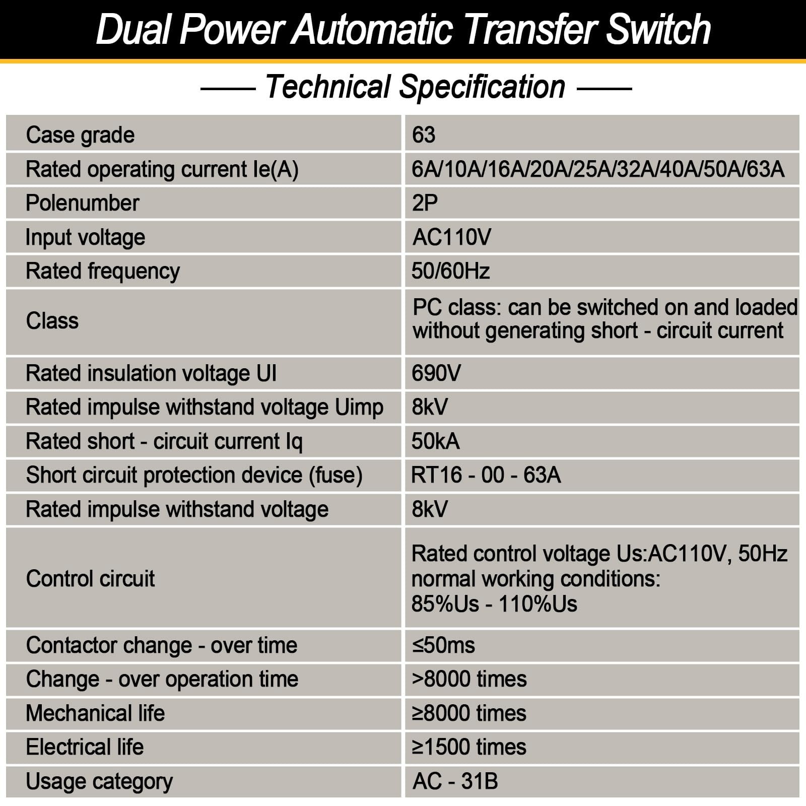 Misopily LMS0604M061 Transfer-Switch-Kit - View #6