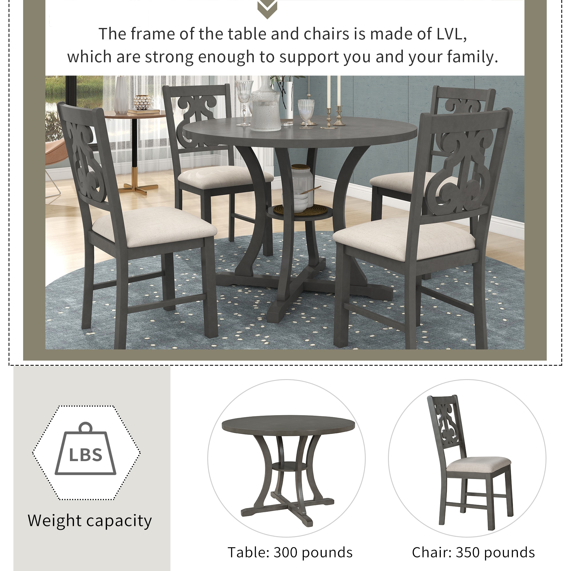 ModernLuxe ST000056AAE Dining-Sets - View #4