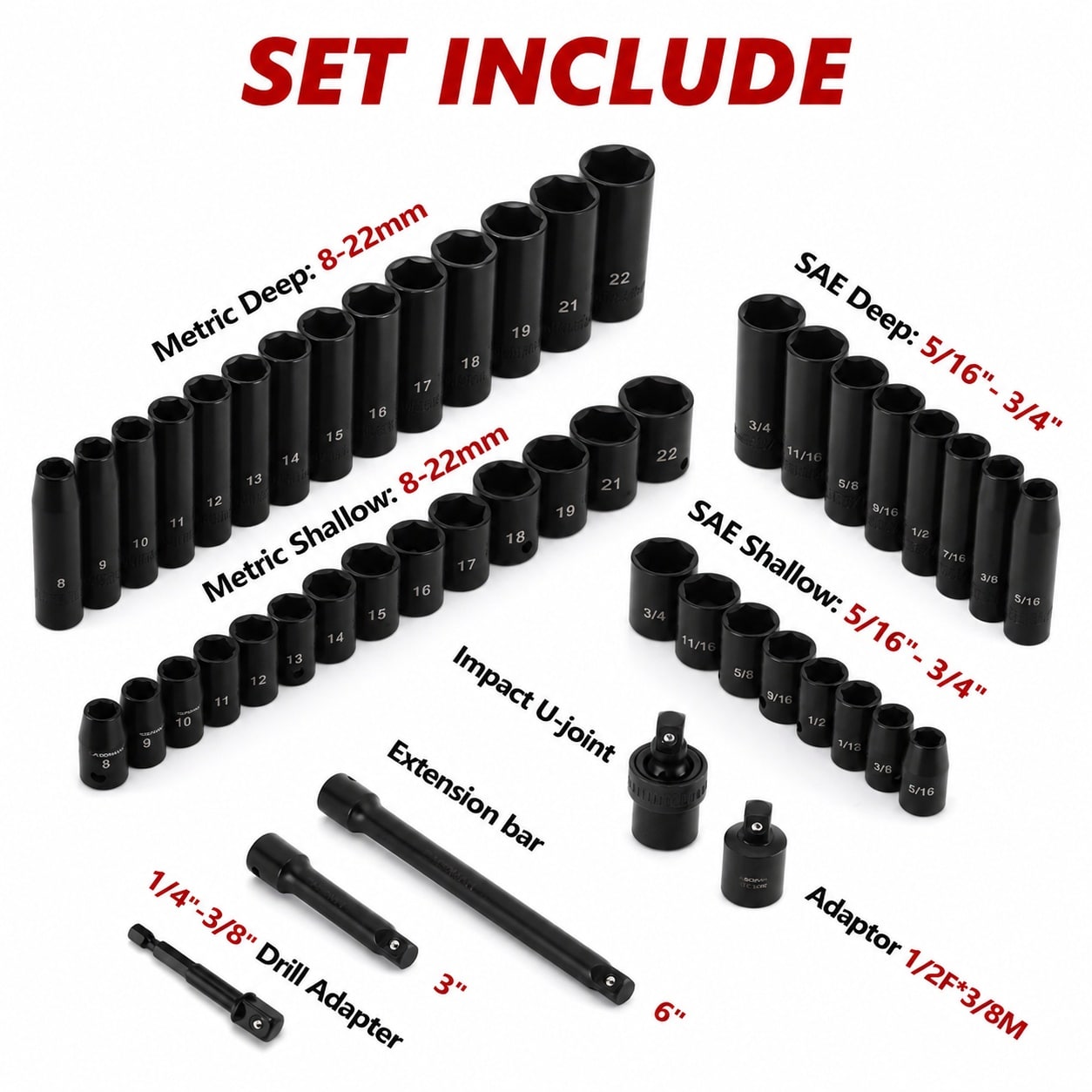 Linder Group Inc L3JY3WEL Socket-Sets - View #3