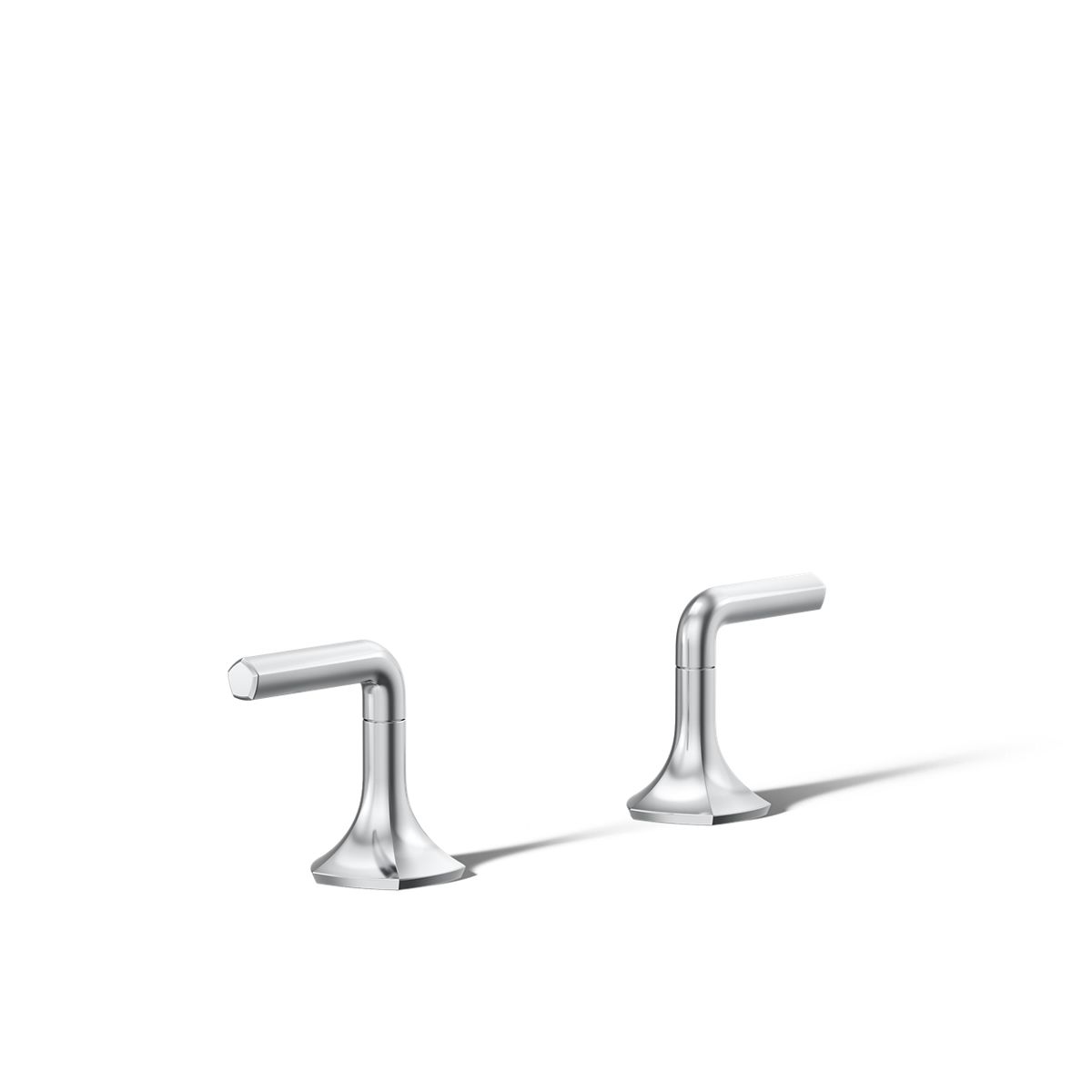 KOHLER Occasion Polished Chrome 2 -Handle Lever Bathtub Faucet Handle 2 -Pack