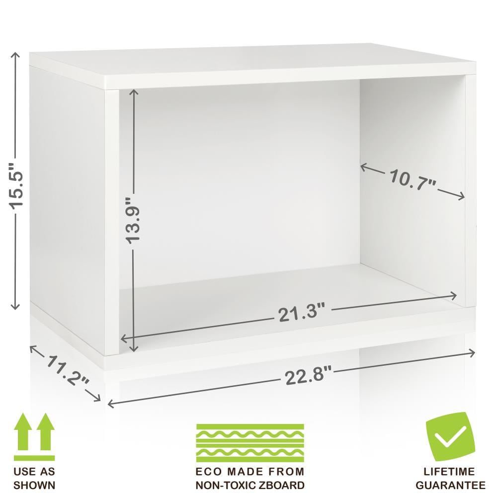 Way Basics BS-285-580-390-WE bookcases - View #2