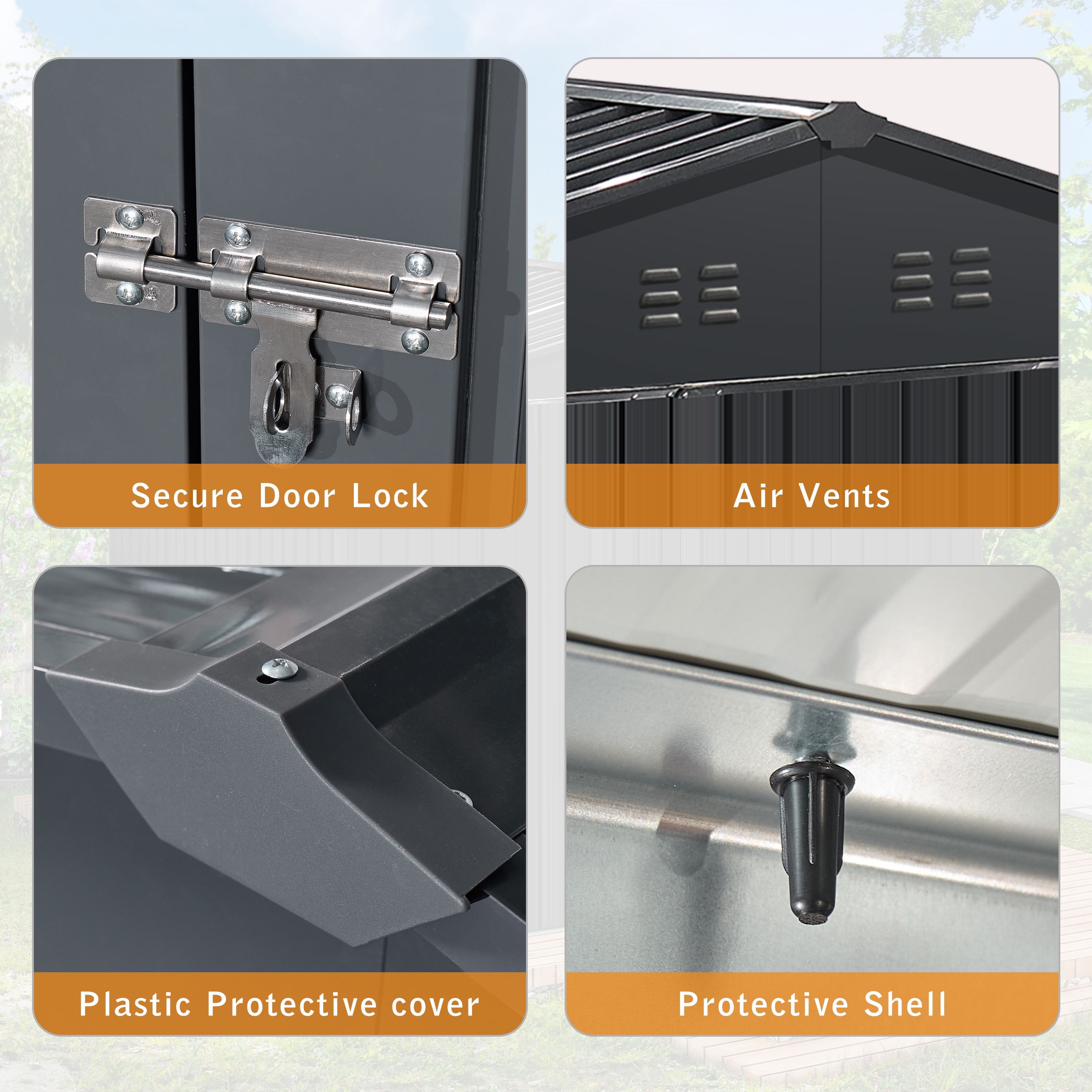 Xspracer ML-OS034WS Metal-Storage-Buildings-Sheds - View #4