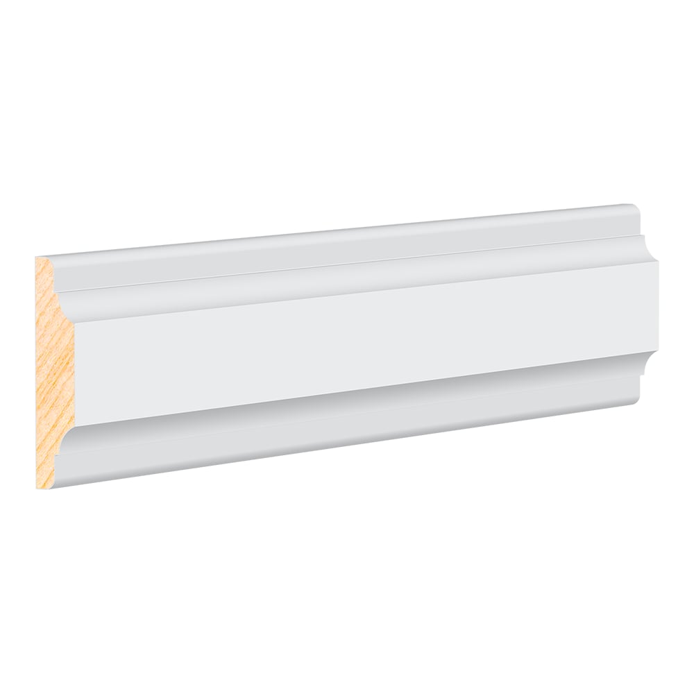 RELIABILT 3452-PFJ12 2-1/2-in x 12-ft Pine Primed Wood 3452 Chair rail Moulding
