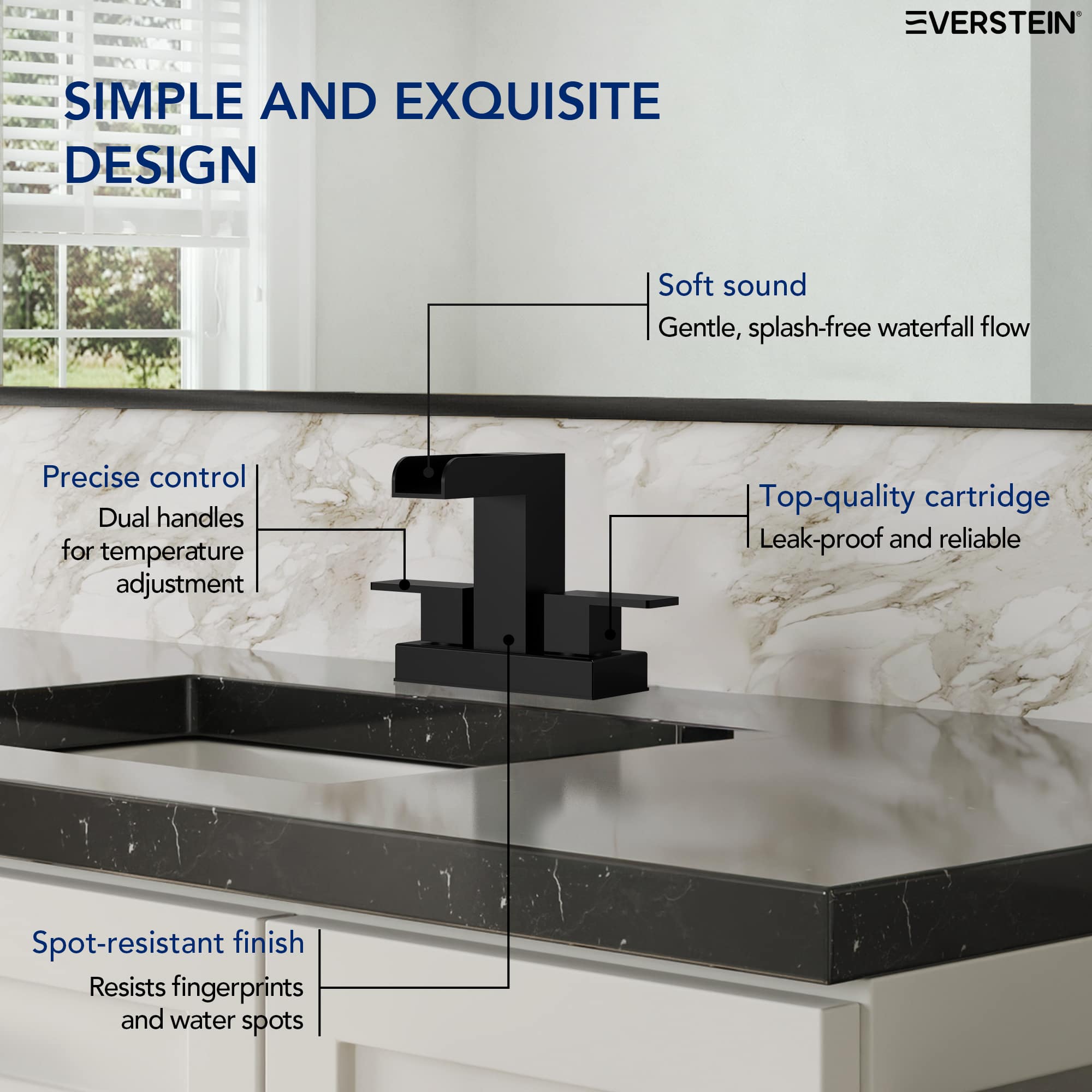 EVERSTEIN SFS-1118-BK Lavatory-Faucets - View #9