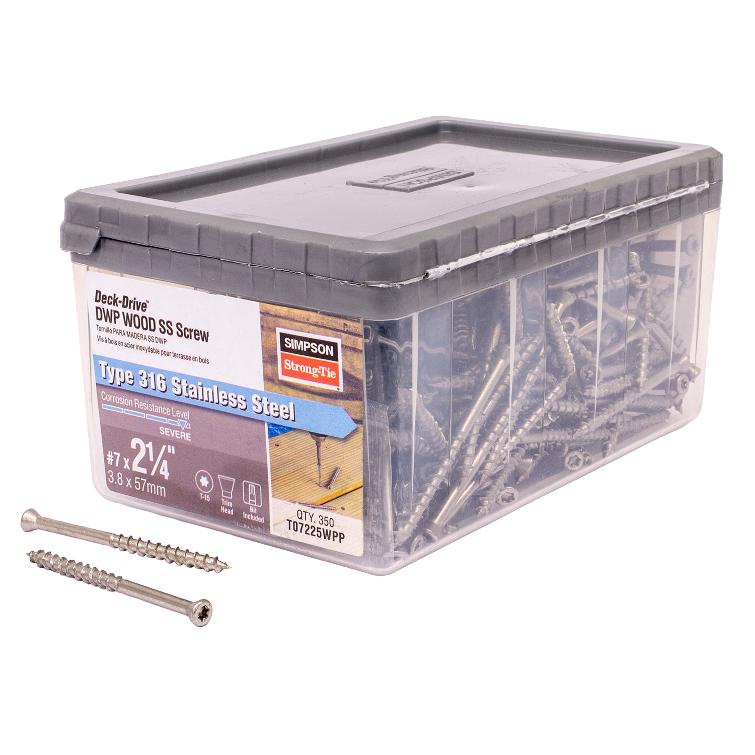 Simpson Strong-Tie T07225WPP Deck-Screws - View #2