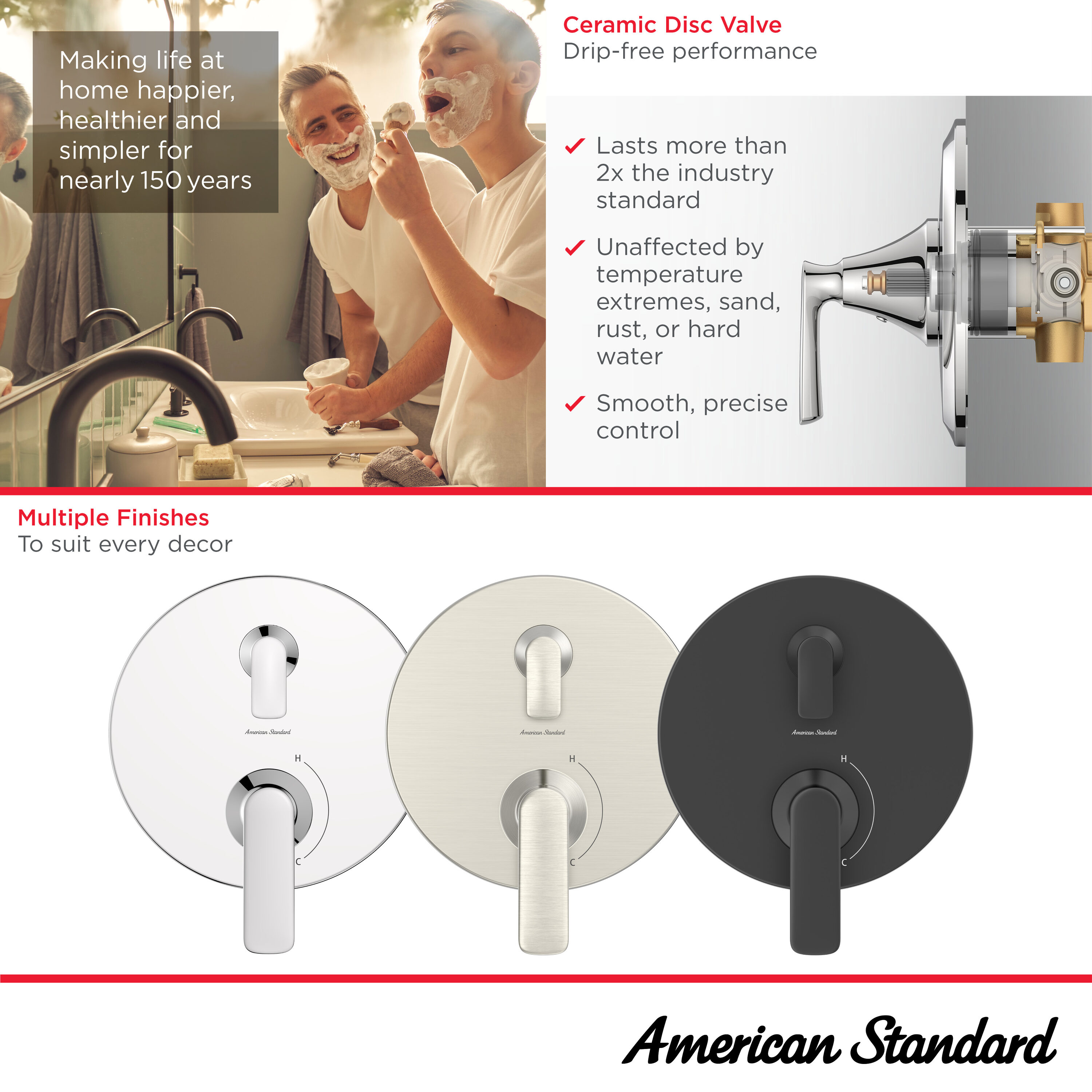 American Standard TU061740.295 Bath-Shower-Facc - View #5
