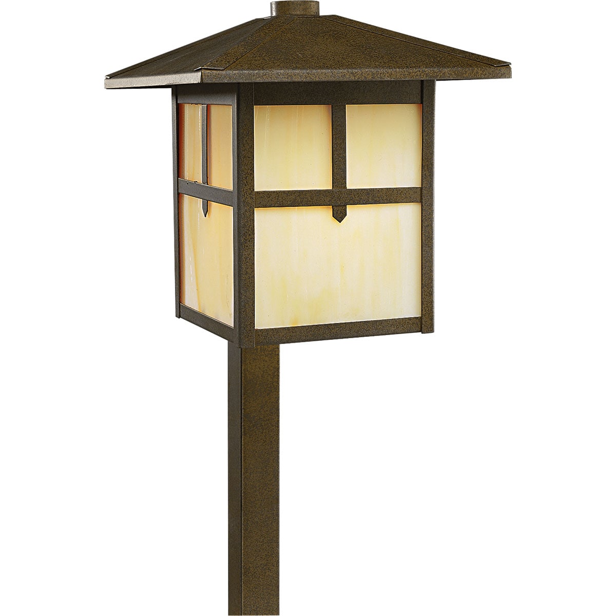 Progress Lighting P5273-46 Mission 900-Lumen 60-Watt Weathered Bronze Line Voltage Plug-in Outdoor (2700 K)