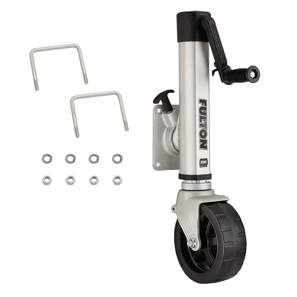 FULTON 183261 Fulton 1413040134 1,600 Pound Bolt/Weld On F2 Trailer Tongue Jack, Wide Track
