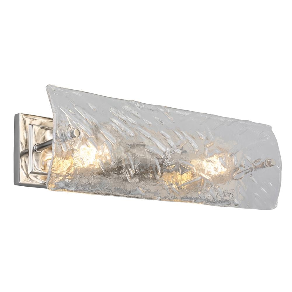 EGLO 203992A Wolter 19.02-in 1-Light Polished Nickel Transitional Vanity Light