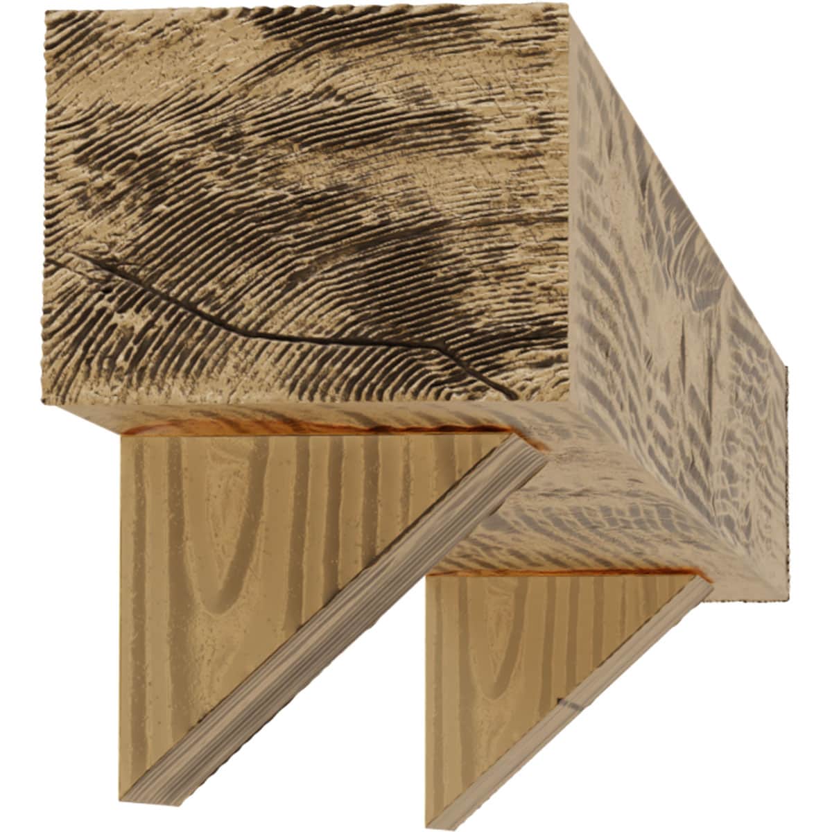 Ekena Millwork MANUSD06X10X36BKPP Mantel-Shelves - View #4