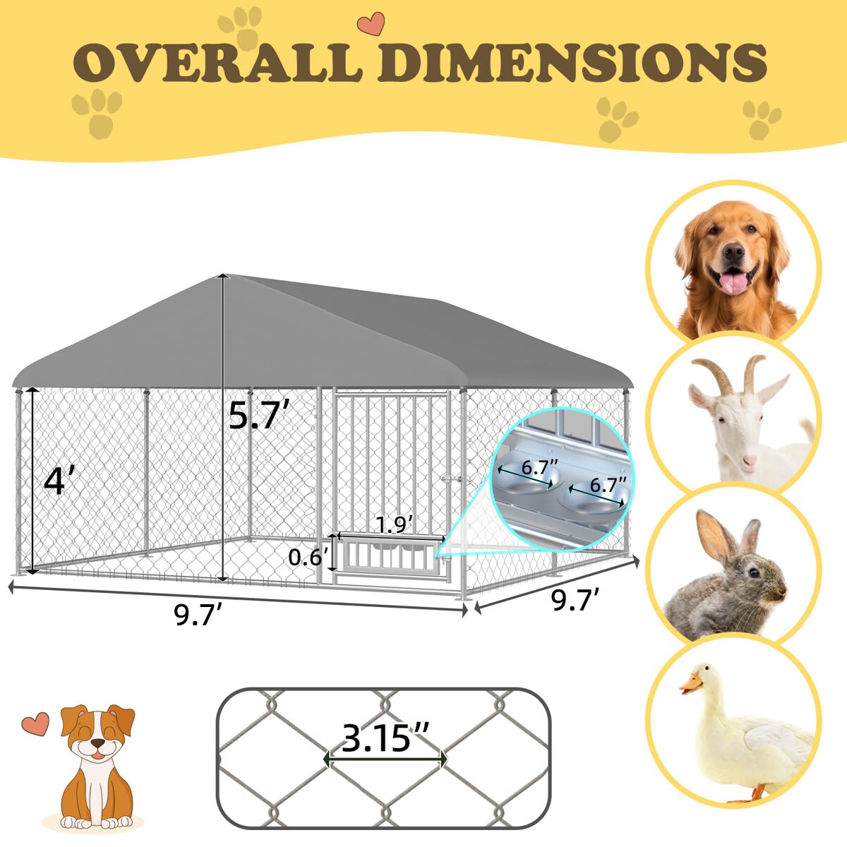 U-HOMY ZH-112SR-OD Pet-Crates-Carriers - View #2