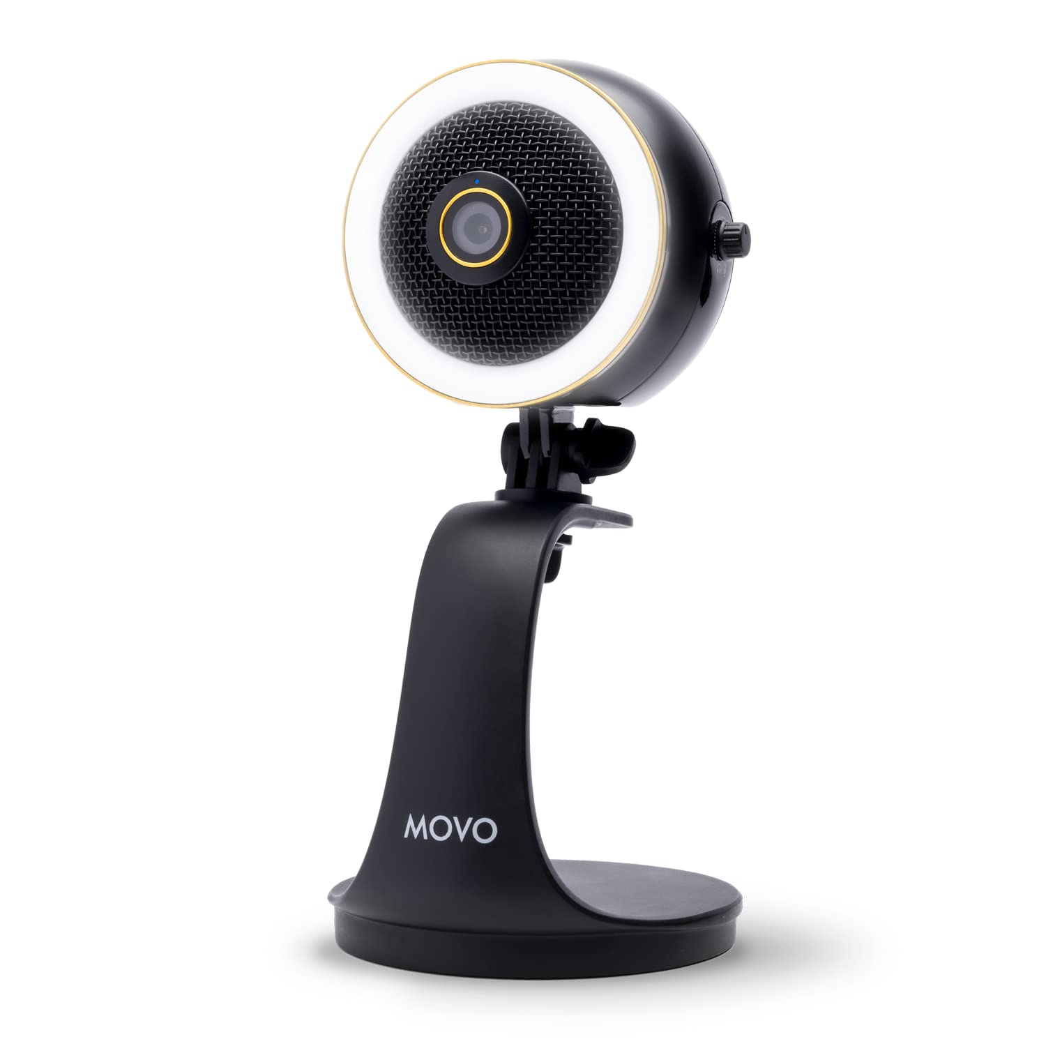 Movo  WebMic HD Pro - All-in-One Streaming Webcam Microphone and LED Ring Light