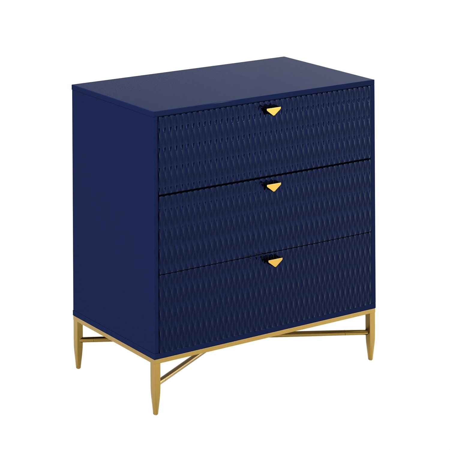 Mondawe MO-JH022-014BL Blue Nightstand