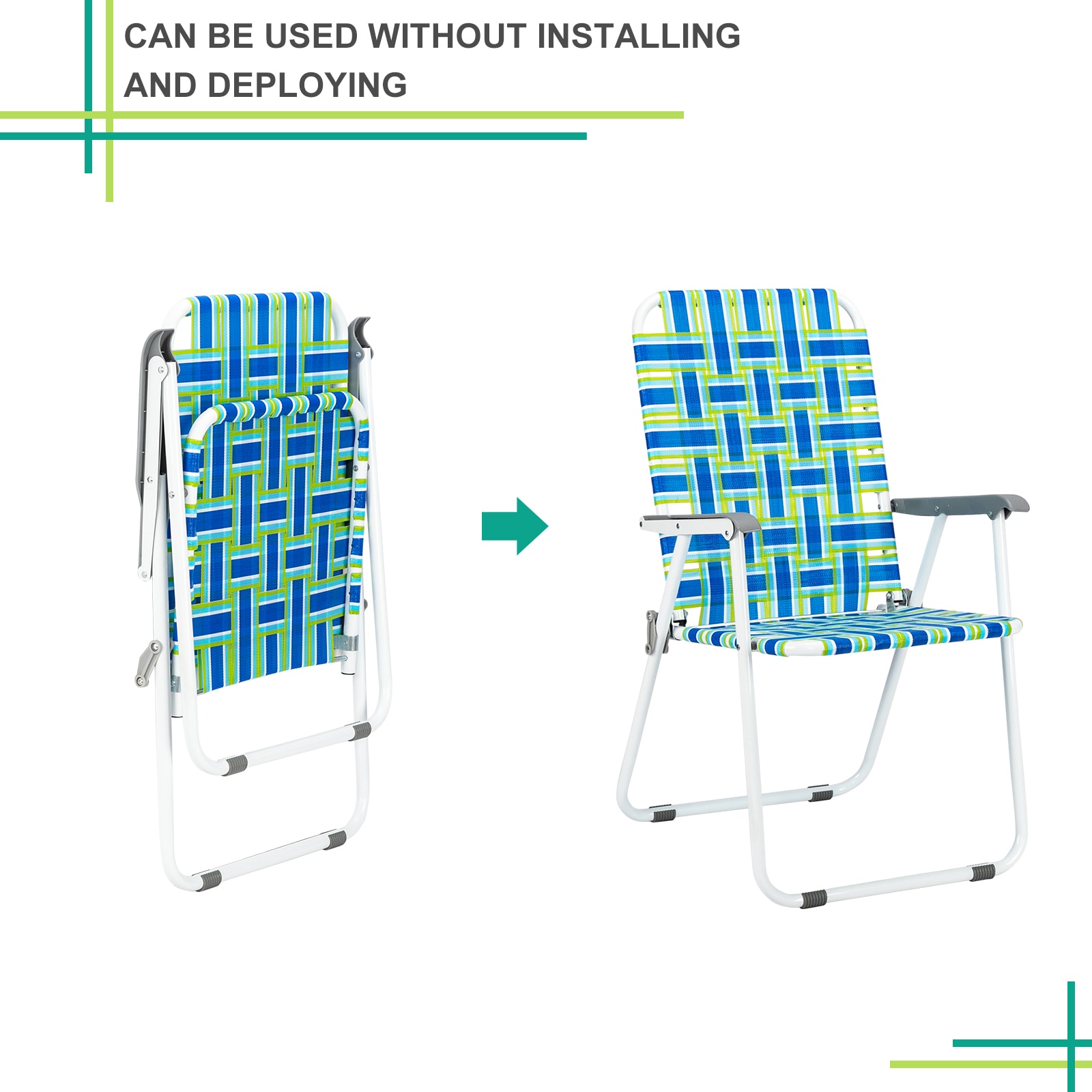 Winado 675125352053 Beach-Camping-Chairs - View #8