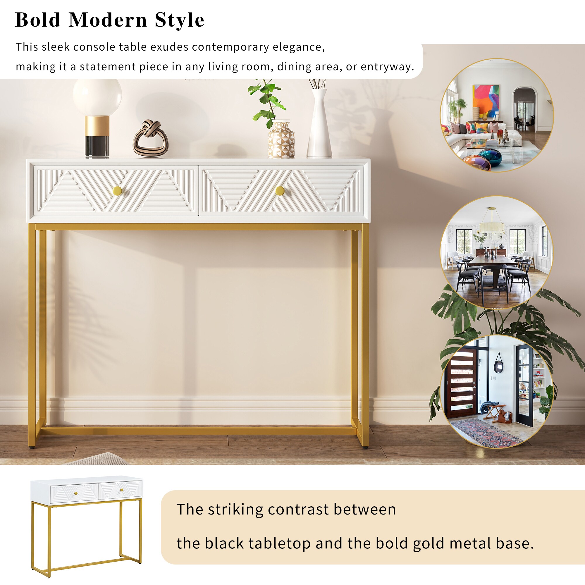 SINOFURN SYA330150WT Console-Sofa-Tables - View #16