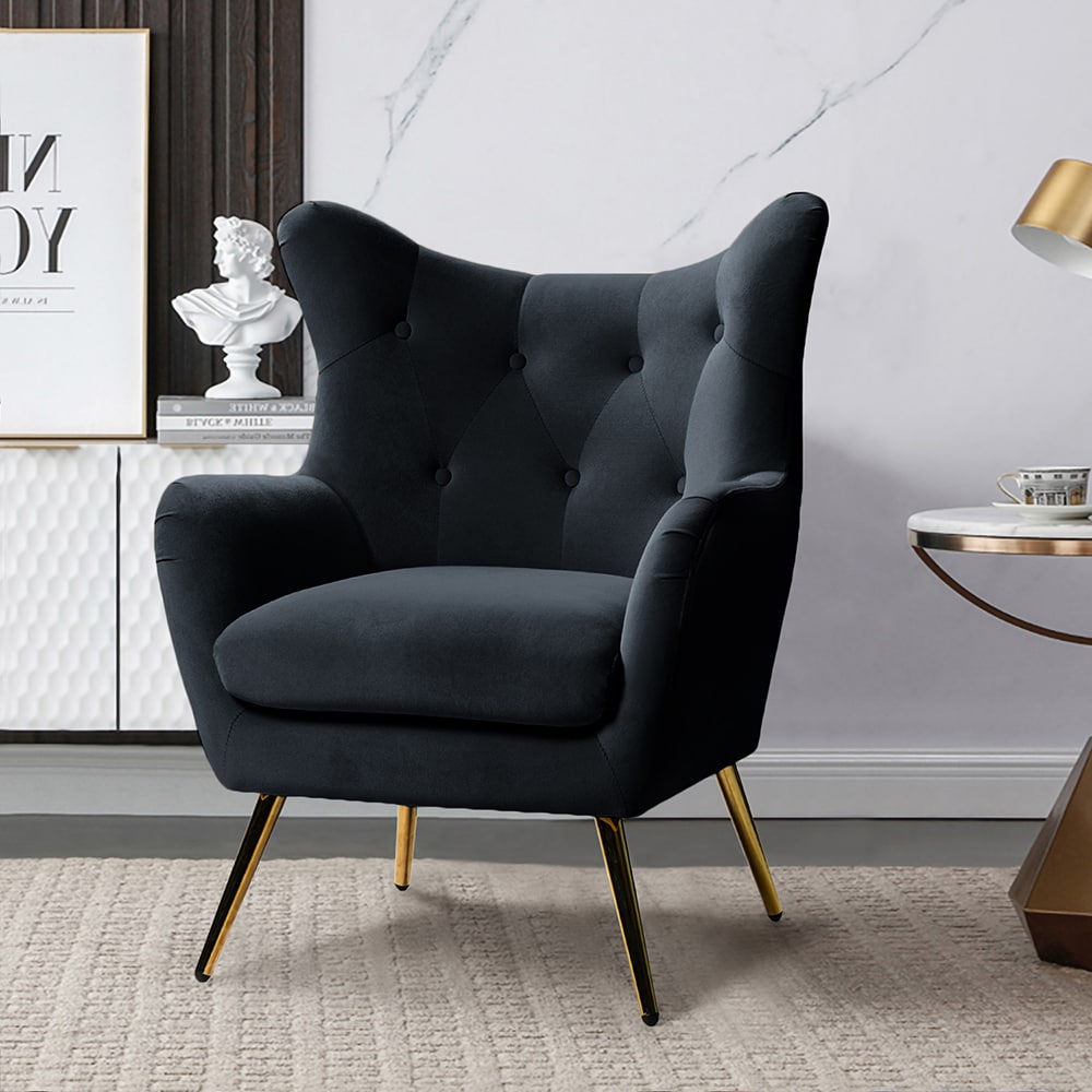 14 Karat Home CHDT0103-BLACK chairs - View #4