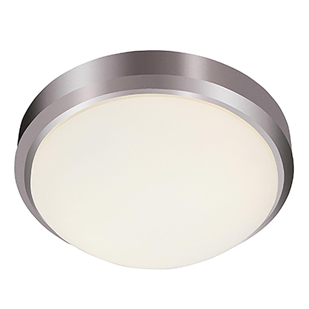 Lucid Lighting LED-13882 BN 1 -Light 15-in Brushed Nickel Flush Mount Light